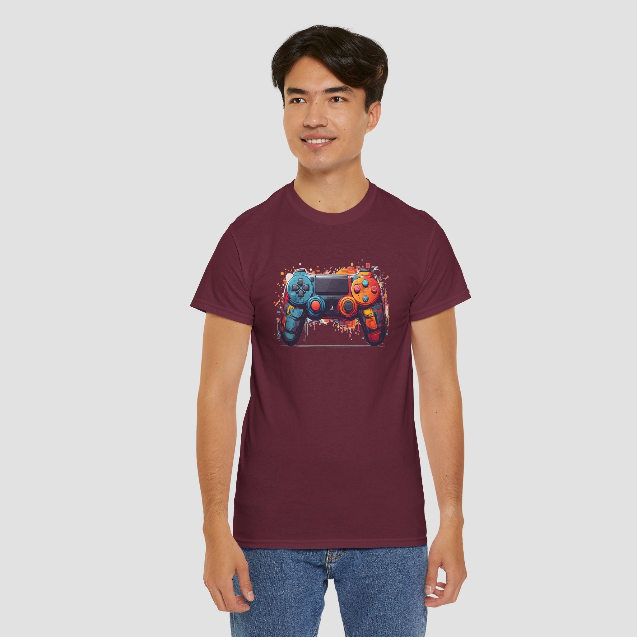 Gaming Unisex Heavy Cotton Tee - Perfect for Gamers.