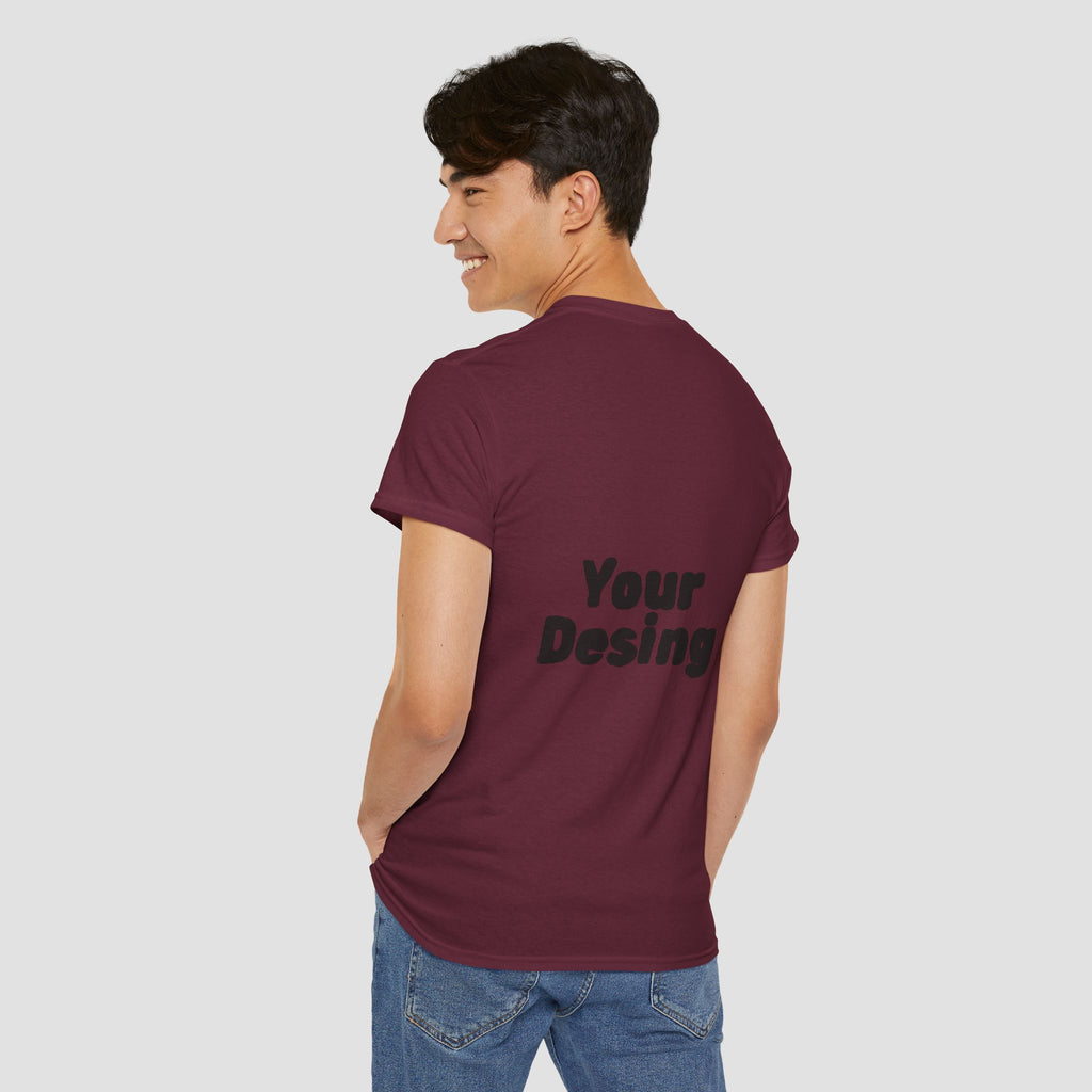 Customizable Unisex Cotton Tee - Personalize Your Style,