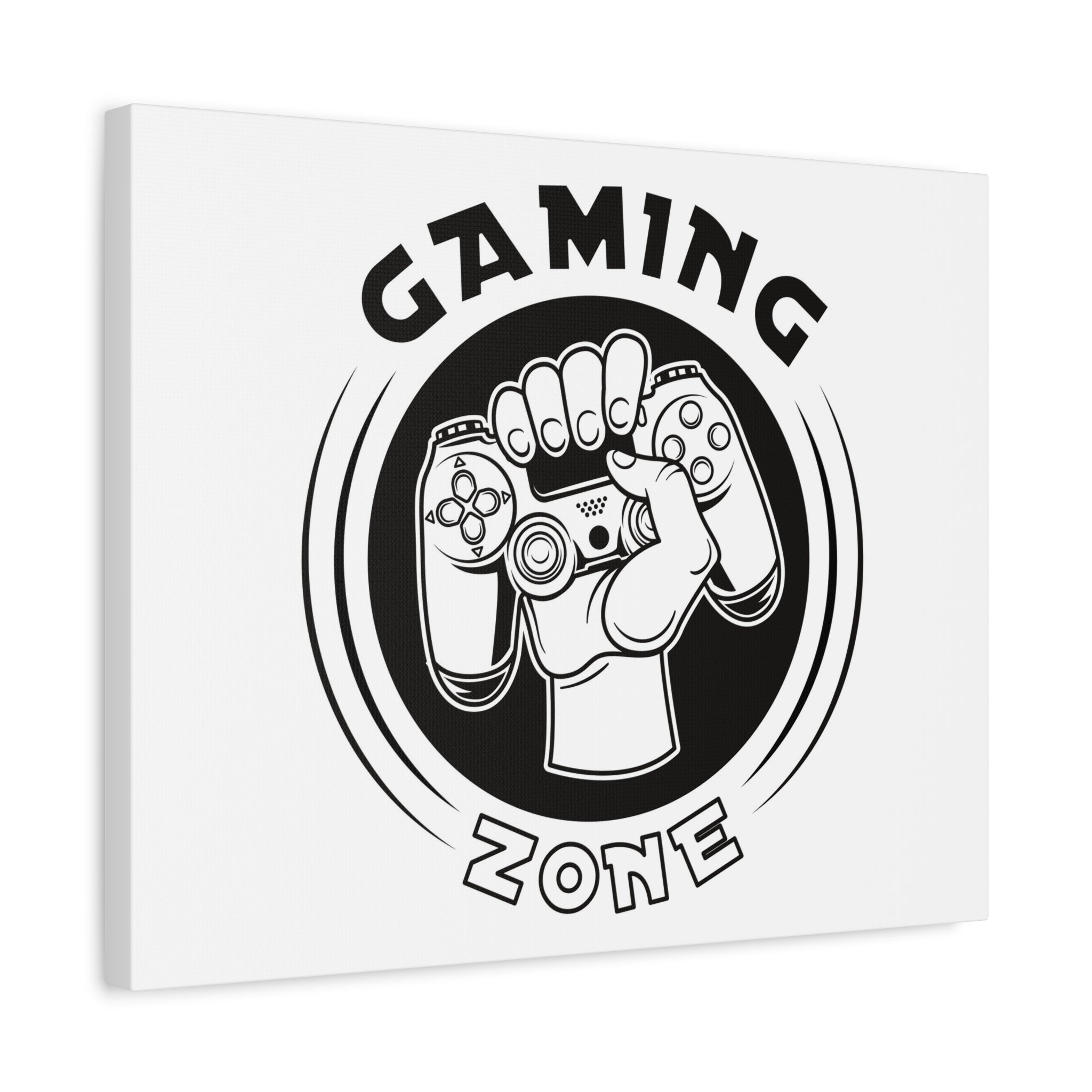 Gaming Zone Canvas Wall Art - Video Game Room Wall Art.