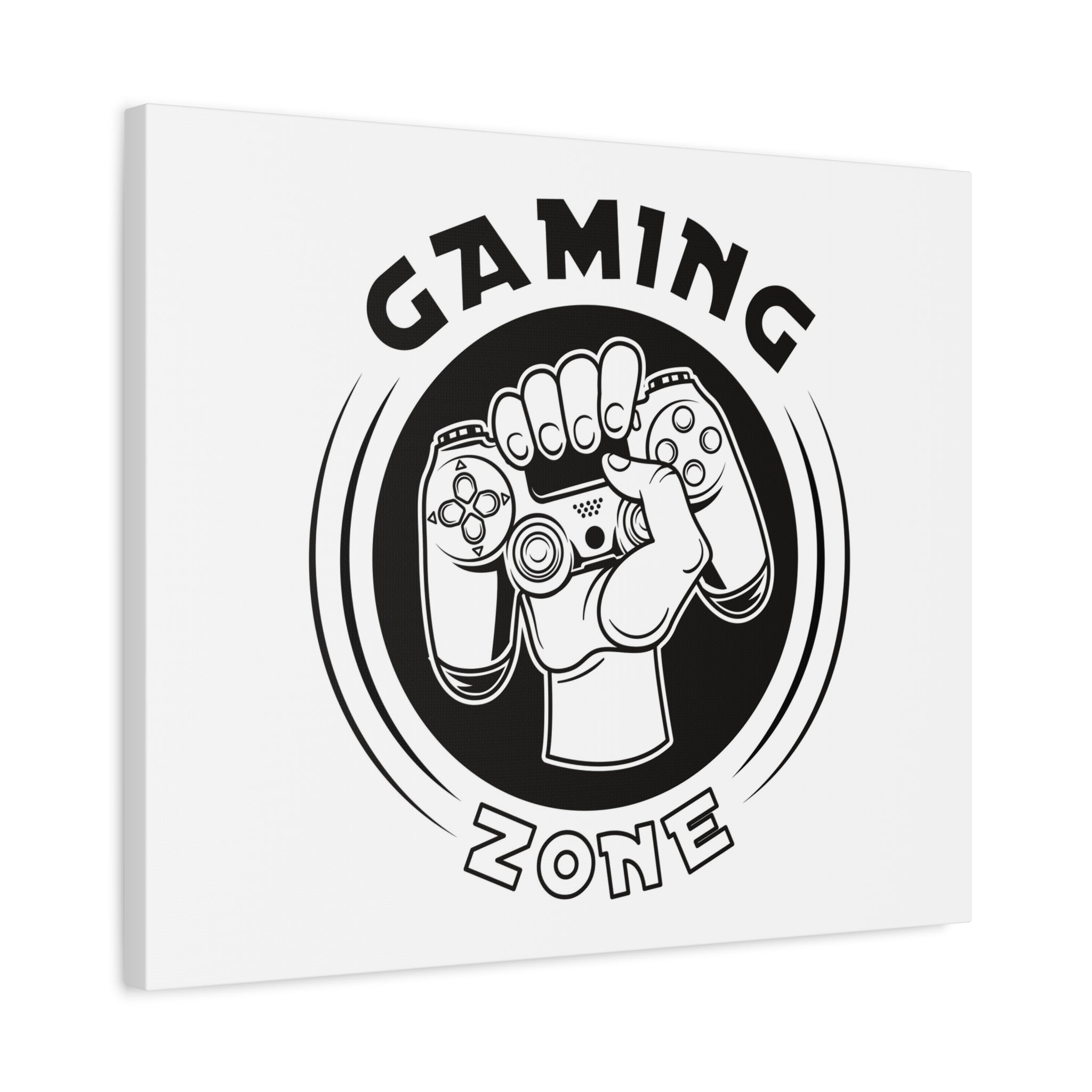 Gaming Zone Canvas Wall Art - Video Game Room Wall Art.
