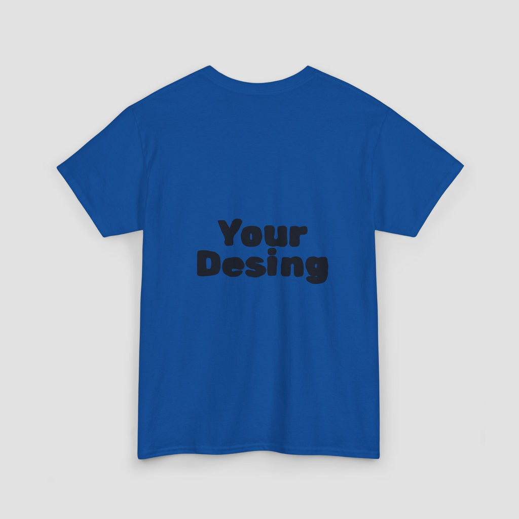Customizable Unisex Cotton Tee - Personalize Your Style,