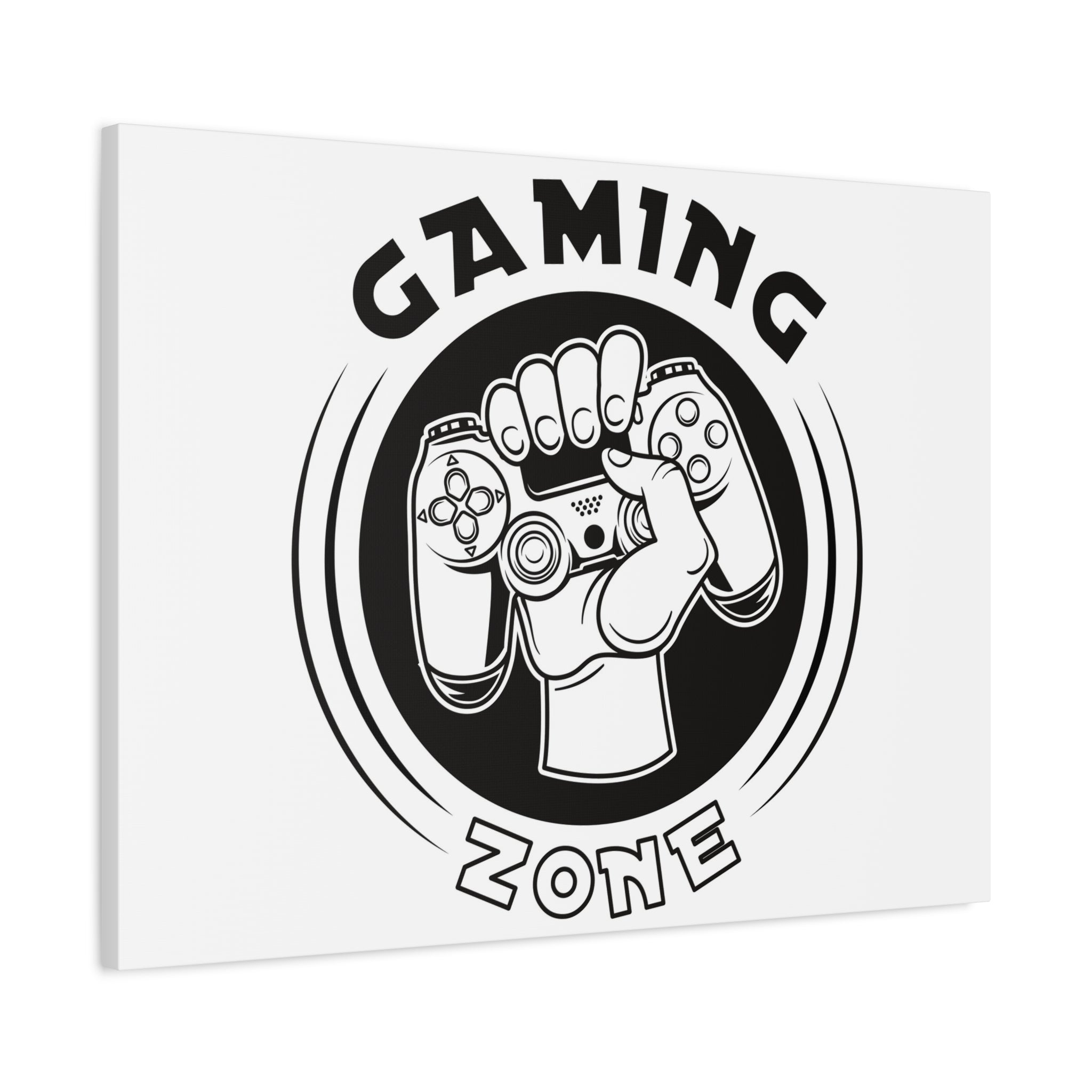Gaming Zone Canvas Wall Art - Video Game Room Wall Art.