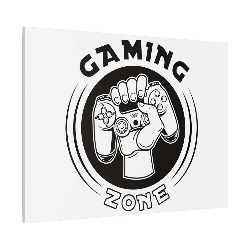 Gaming Zone Canvas Wall Art - Video Game Room Wall Art.