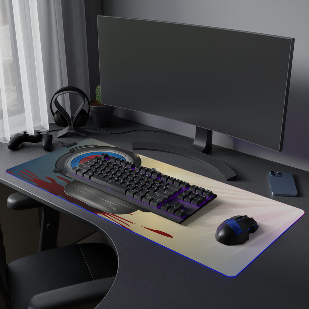 PUBG Mouse Pad - LED Gaming Mouse Pad