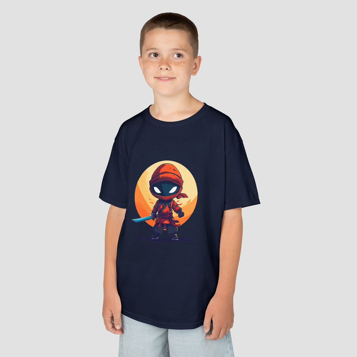 Kids Ninja Warrior Tee - Fun Graphic T-Shirt for Boys and Girls.