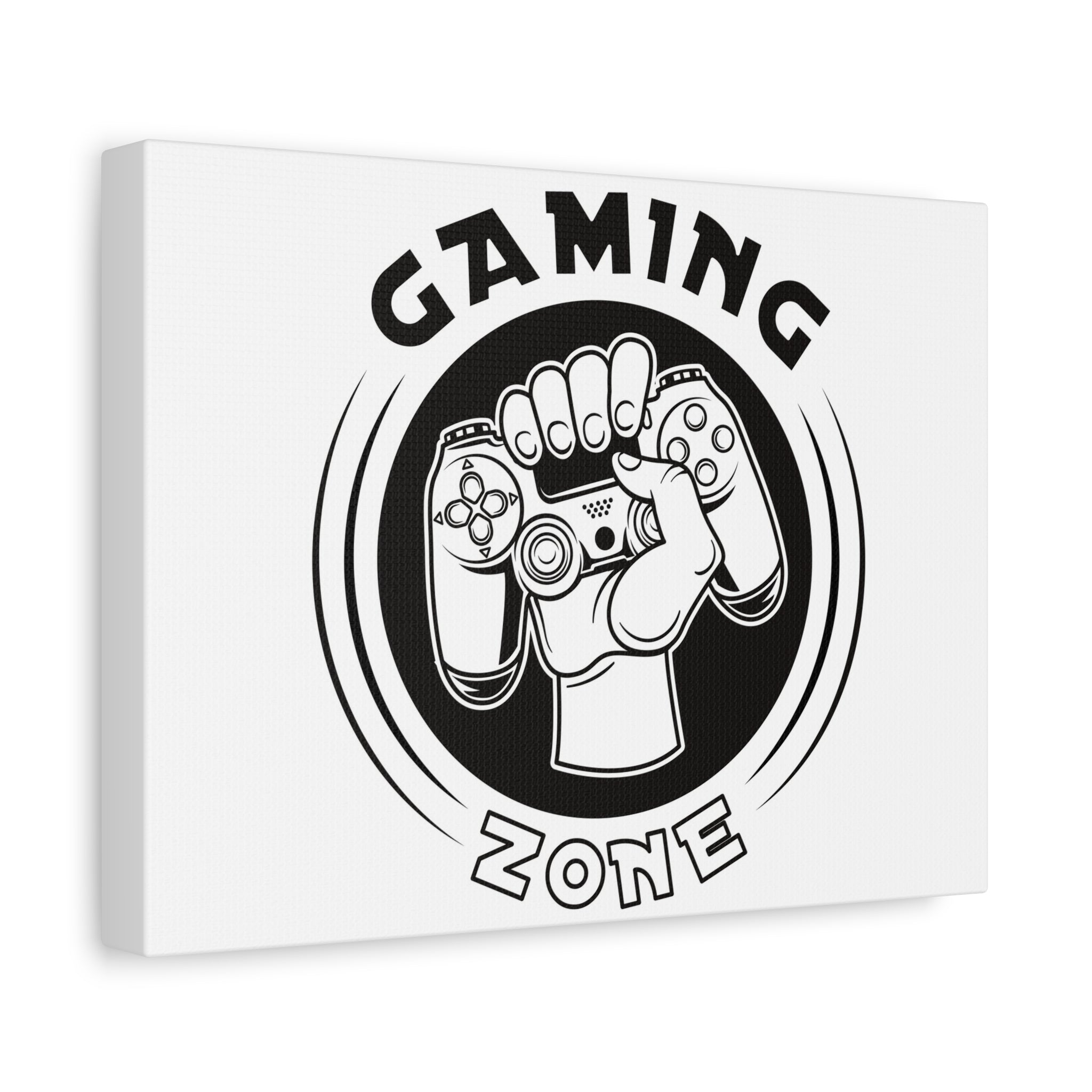 Gaming Zone Canvas Wall Art - Video Game Room Wall Art.