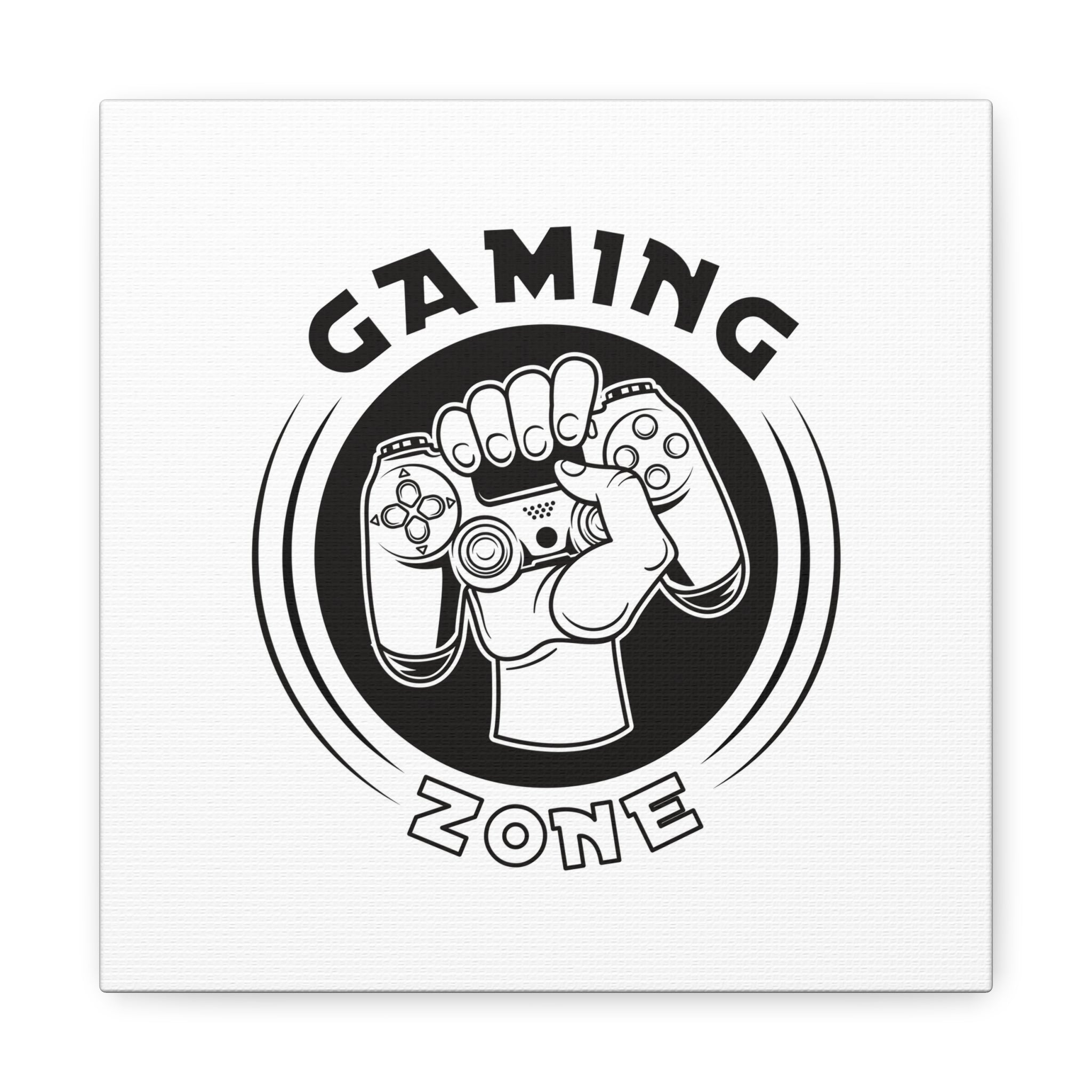 Gaming Zone Canvas Wall Art - Video Game Room Wall Art.
