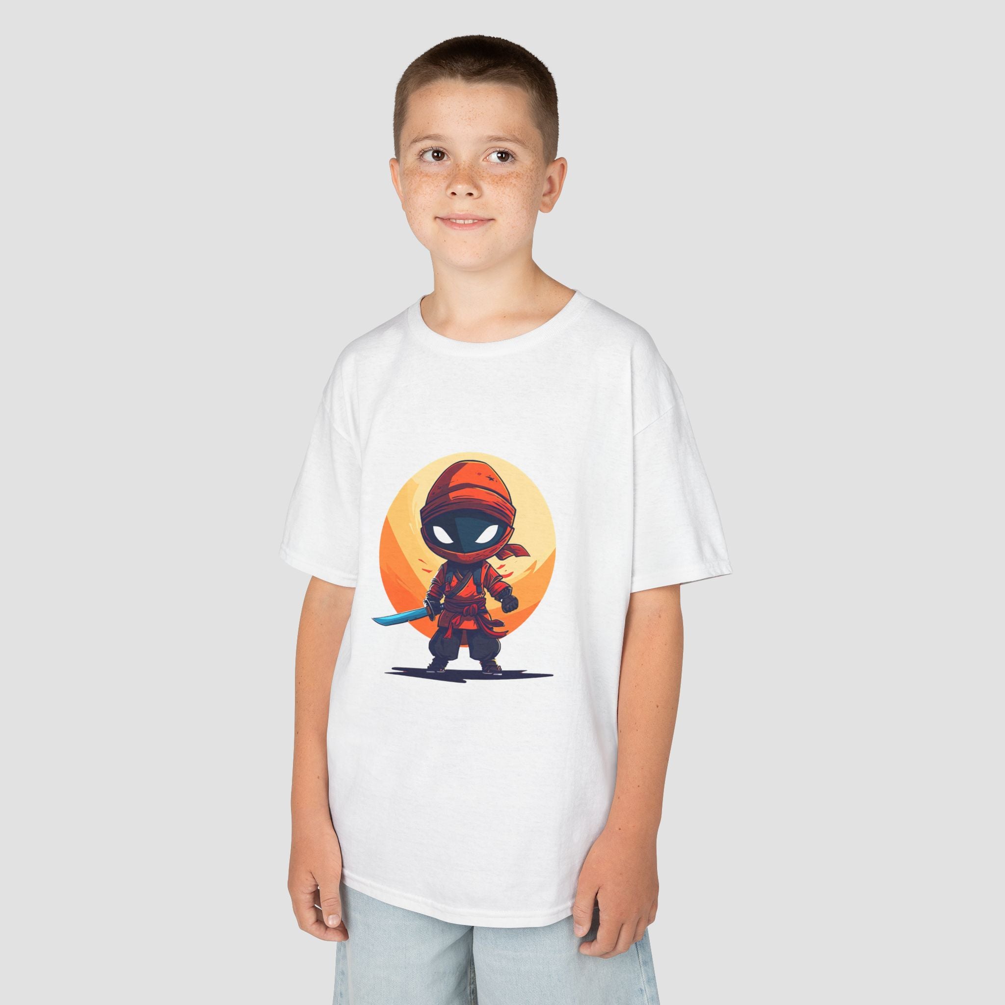 Kids Ninja Warrior Tee - Fun Graphic T-Shirt for Boys and Girls.