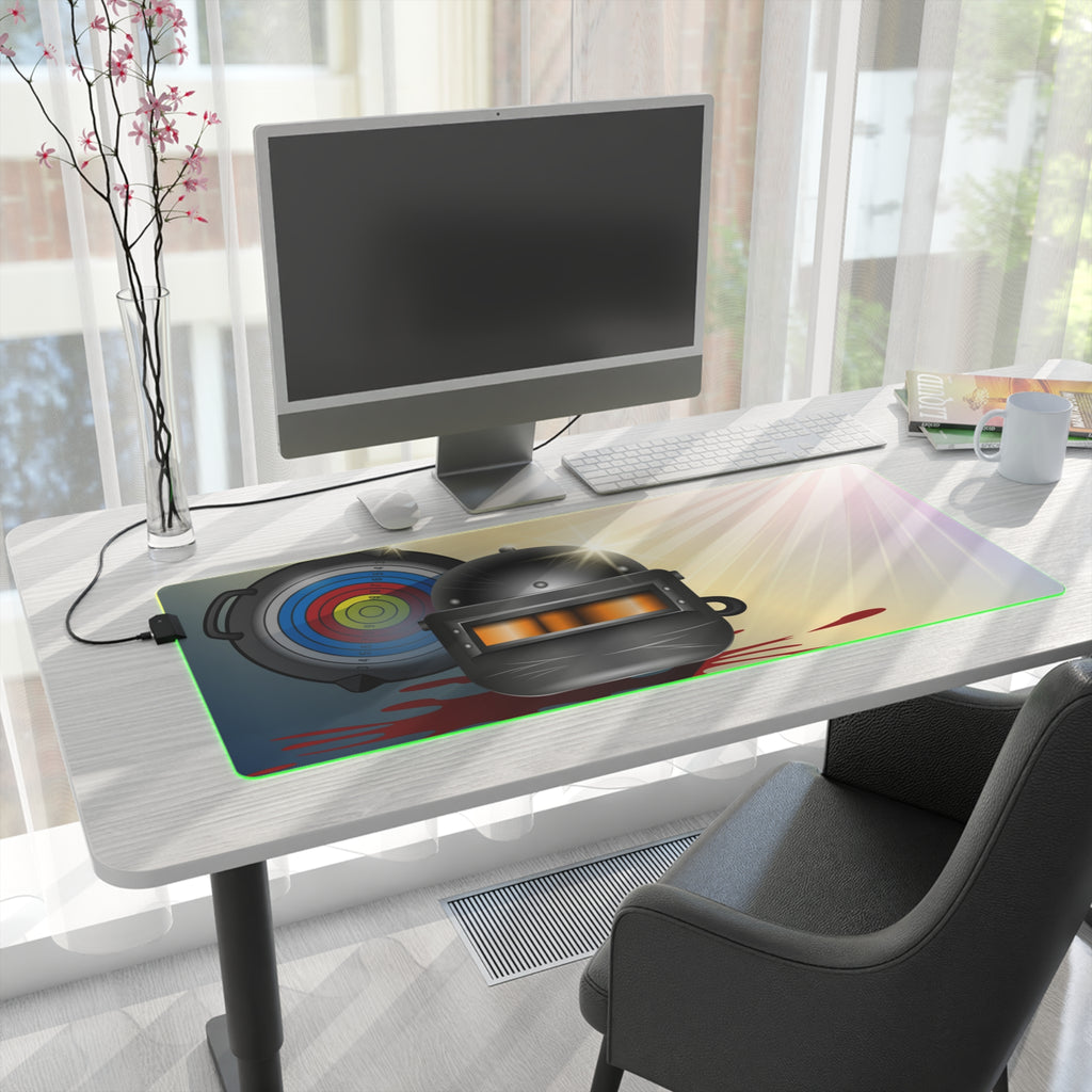PUBG Mouse Pad - LED Gaming Mouse Pad