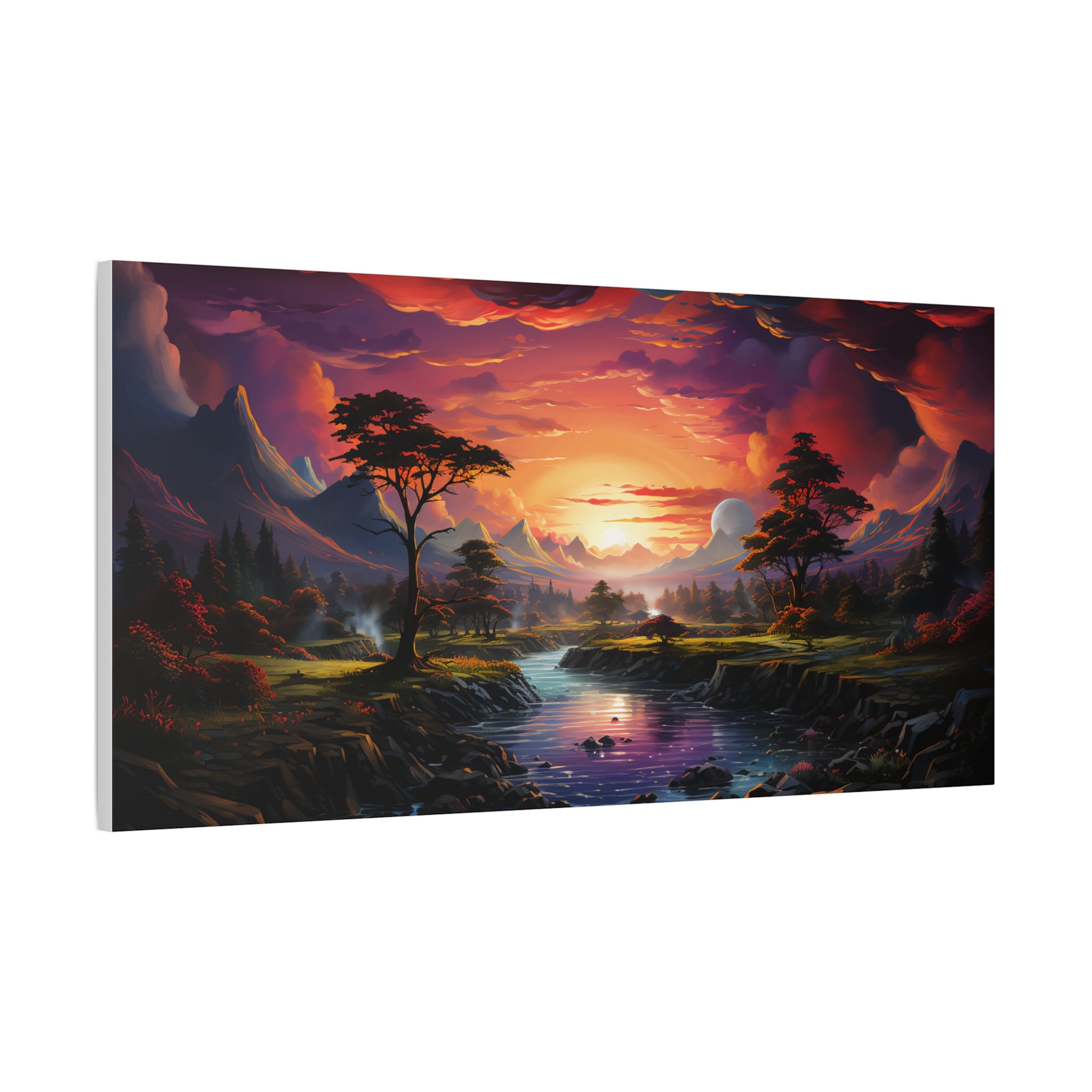 Vibrant Landscape Canvas Print - Wall Art.