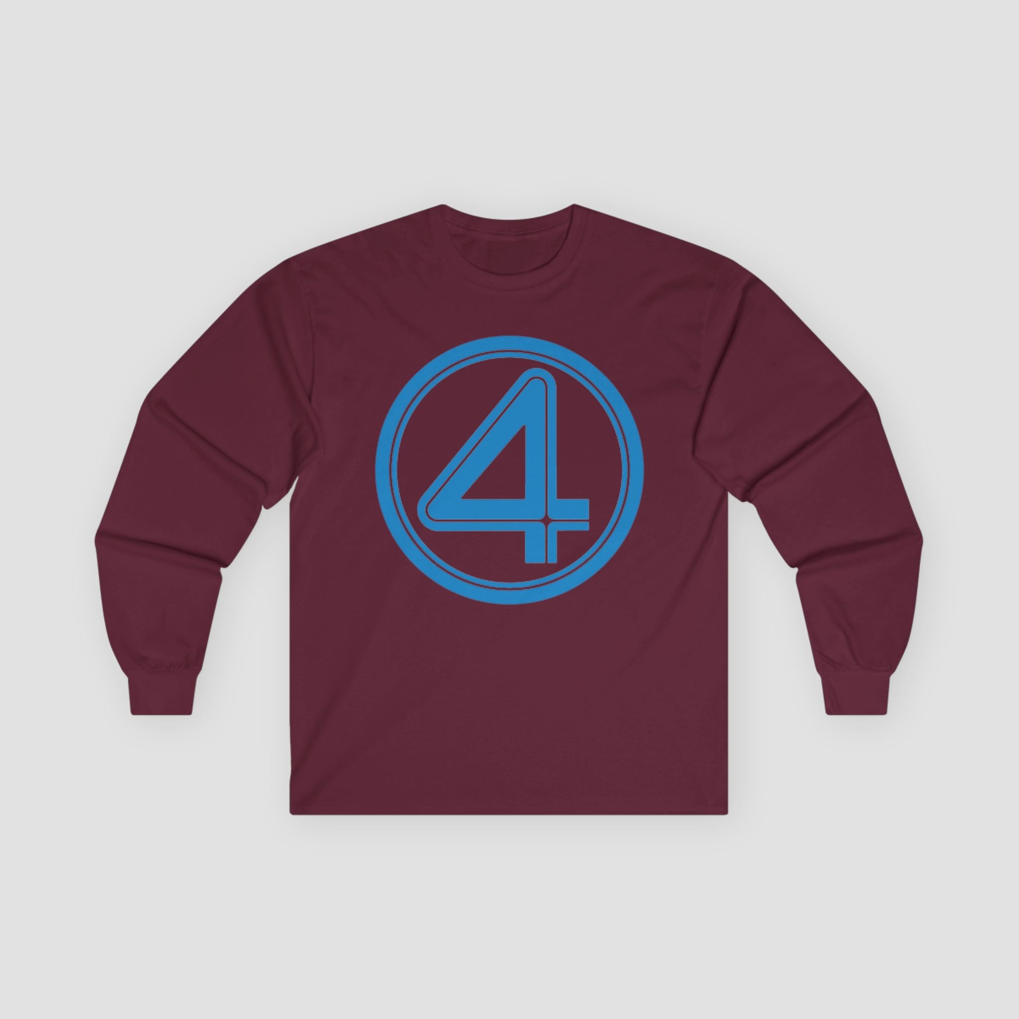 Fantastic Four logo Unisex Long Sleeve Tee.