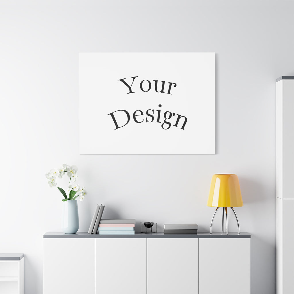 Custom Matte Canvas Print - Personalized Home Decor.