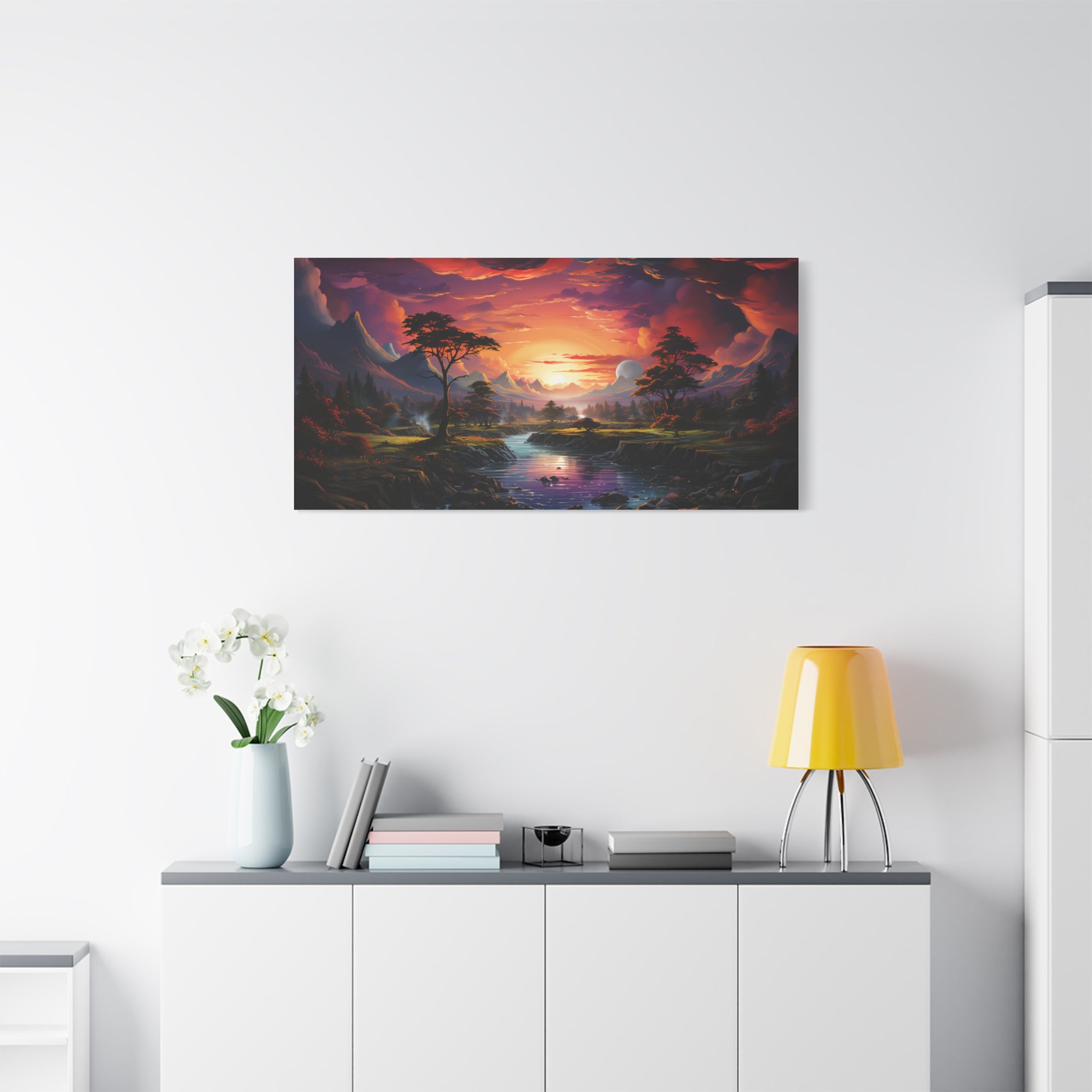Vibrant Landscape Canvas Print - Wall Art.