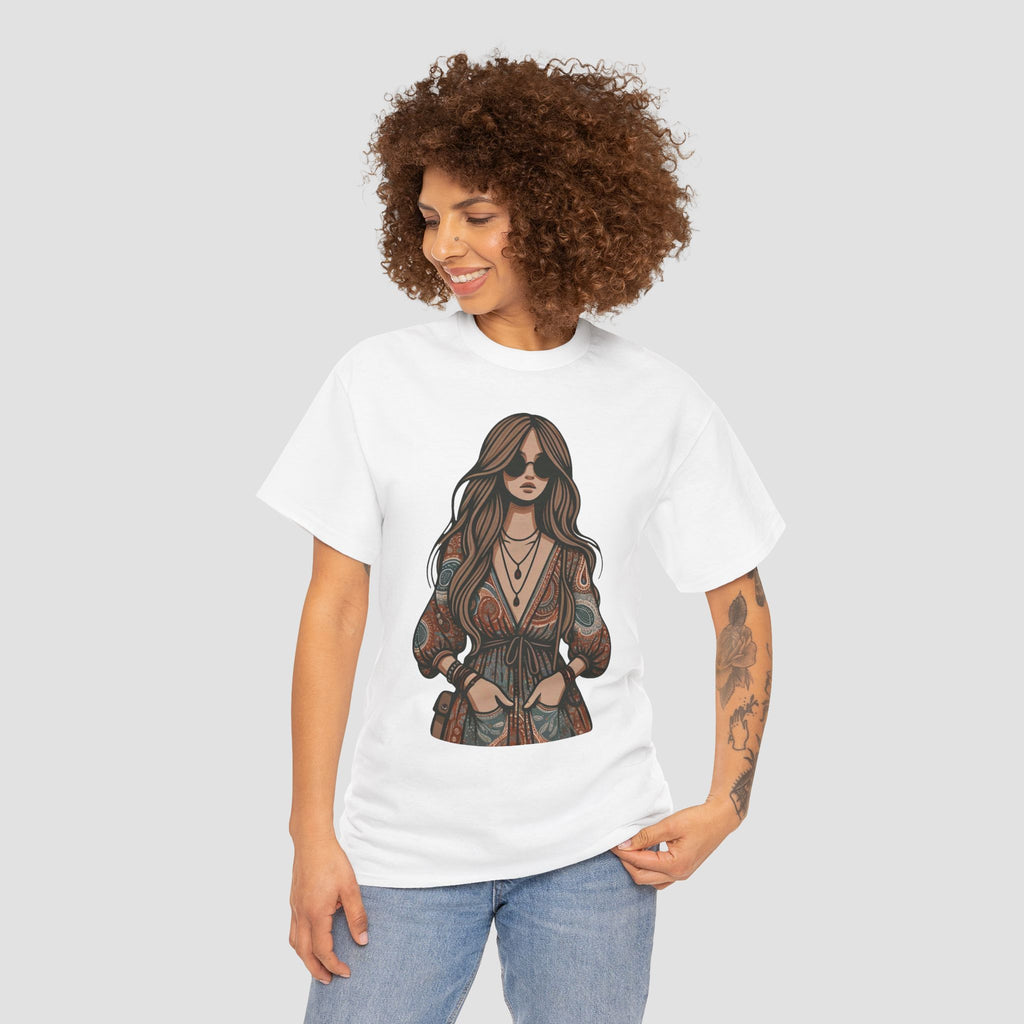 Bohemian Chic Unisex Tee | Vintage Style T-Shirt |