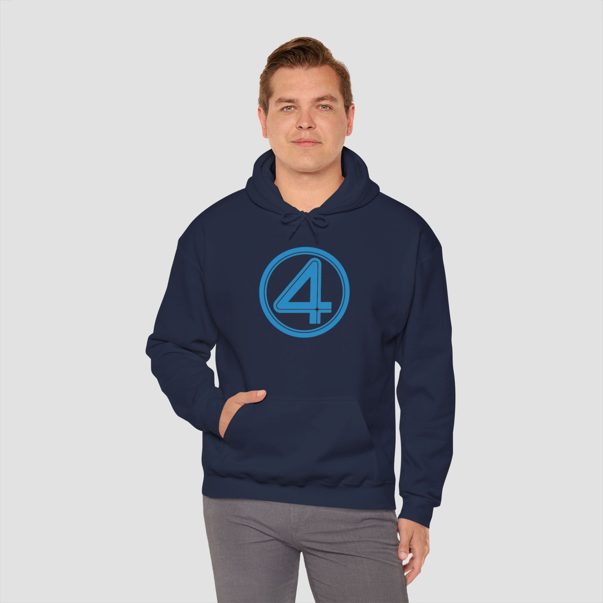 Fantastic Four Unisex Heavy Blend Hoodie - Casual Wear.