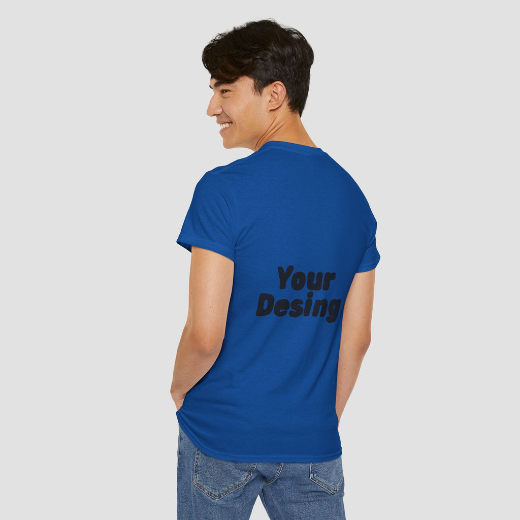 Customizable Unisex Cotton Tee - Personalize Your Style,