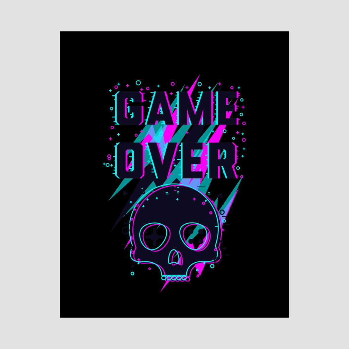Gamer Wall Art Poster.
