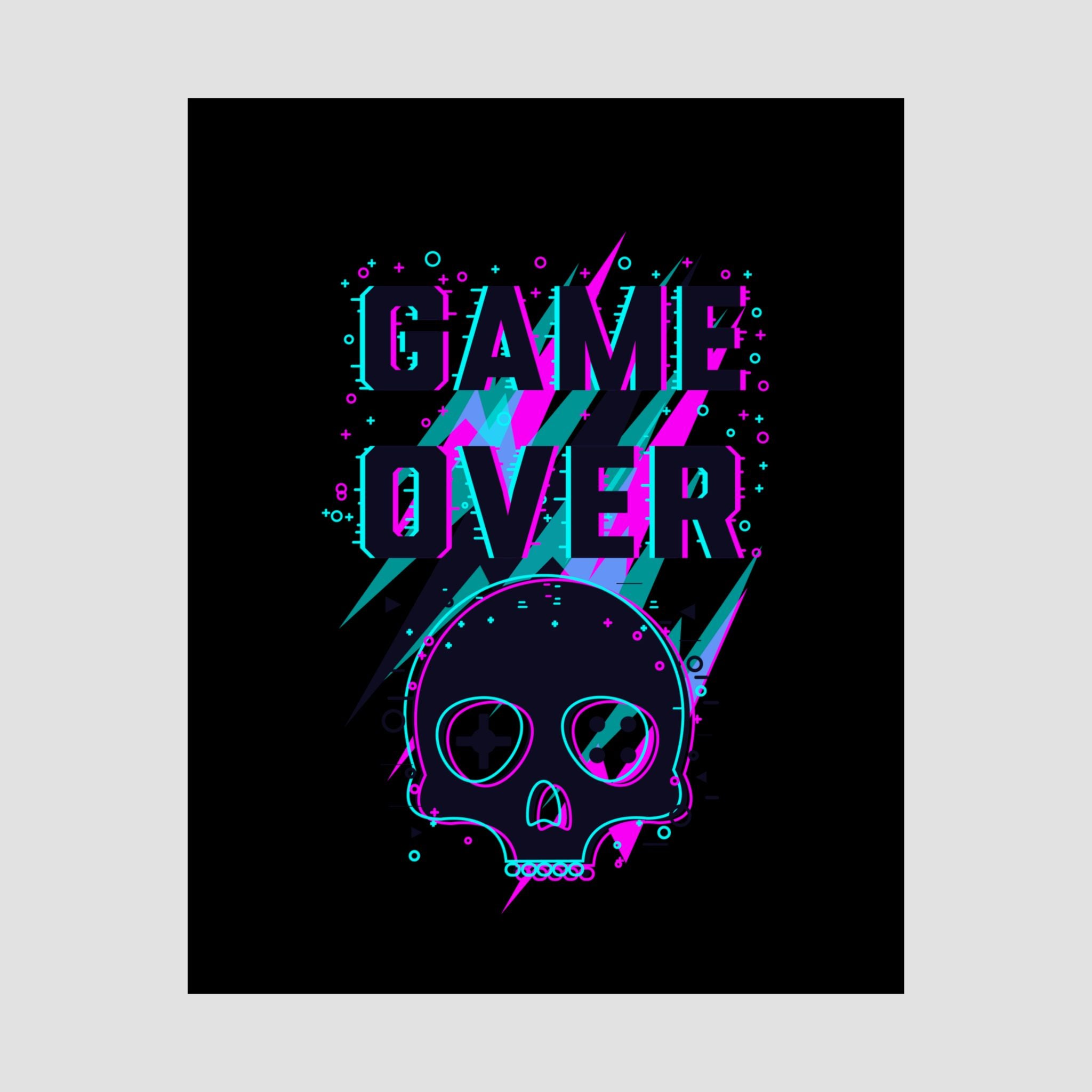 Gamer Wall Art Poster.