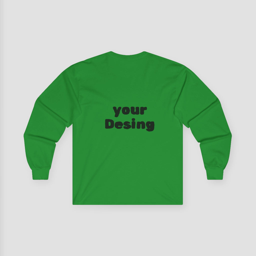 Customizable Long Sleeve Tee - Casual Comfort.