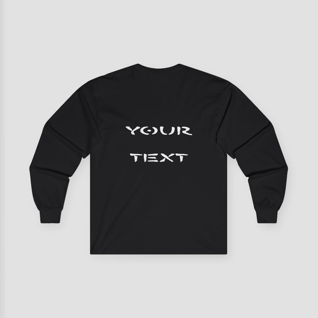 Customizable Long Sleeve Tee - Casual Comfort.