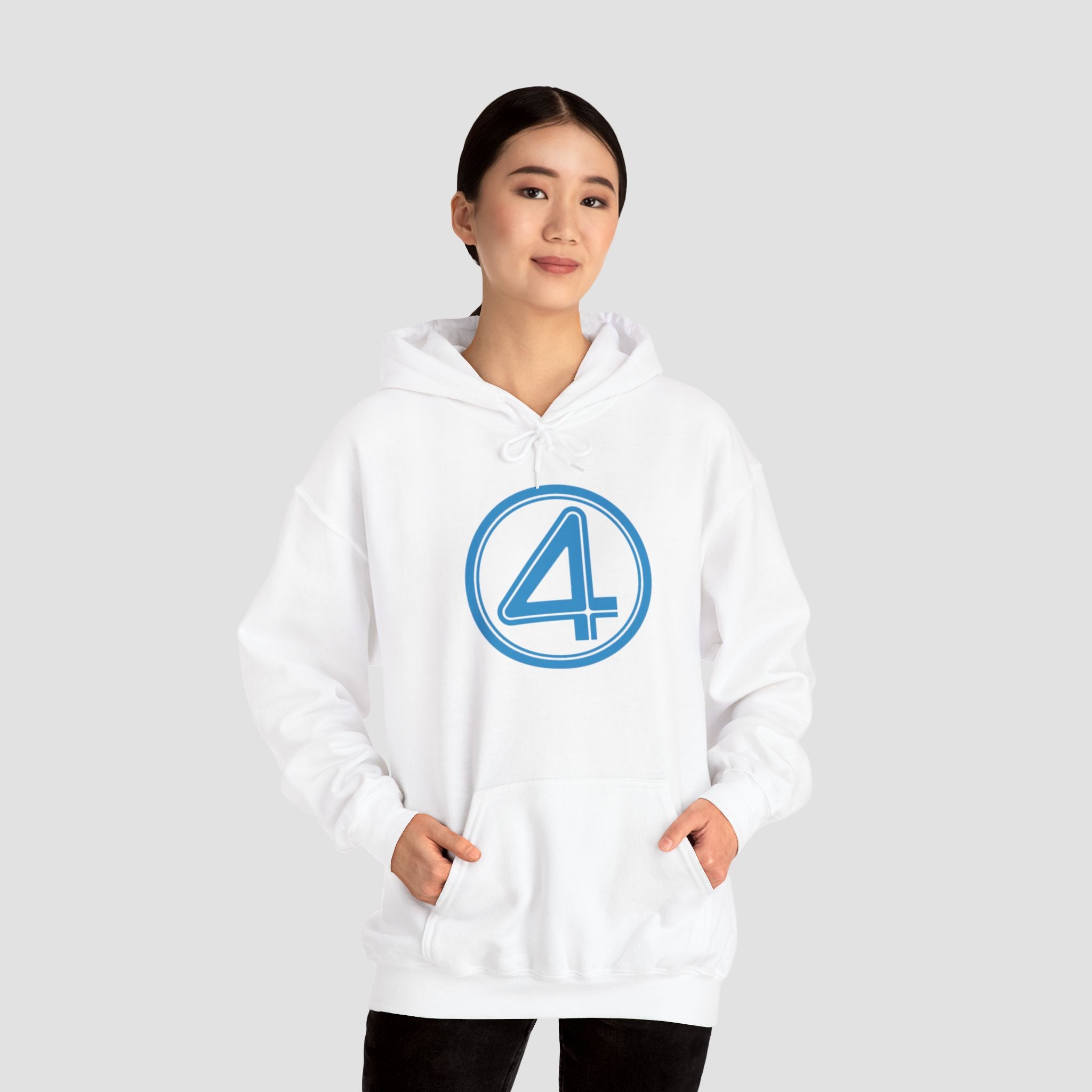 Fantastic Four Unisex Heavy Blend Hoodie - Casual Wear.