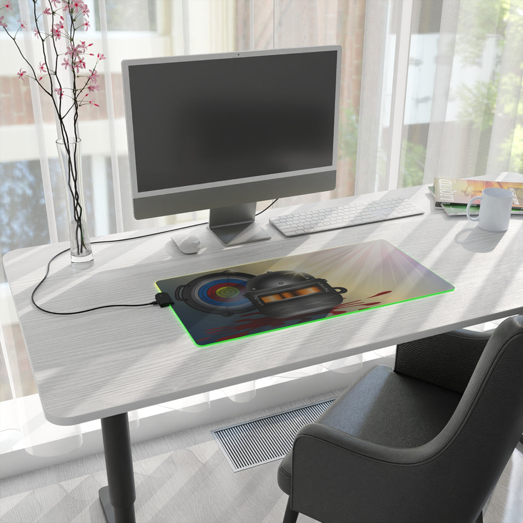 PUBG Mouse Pad - LED Gaming Mouse Pad