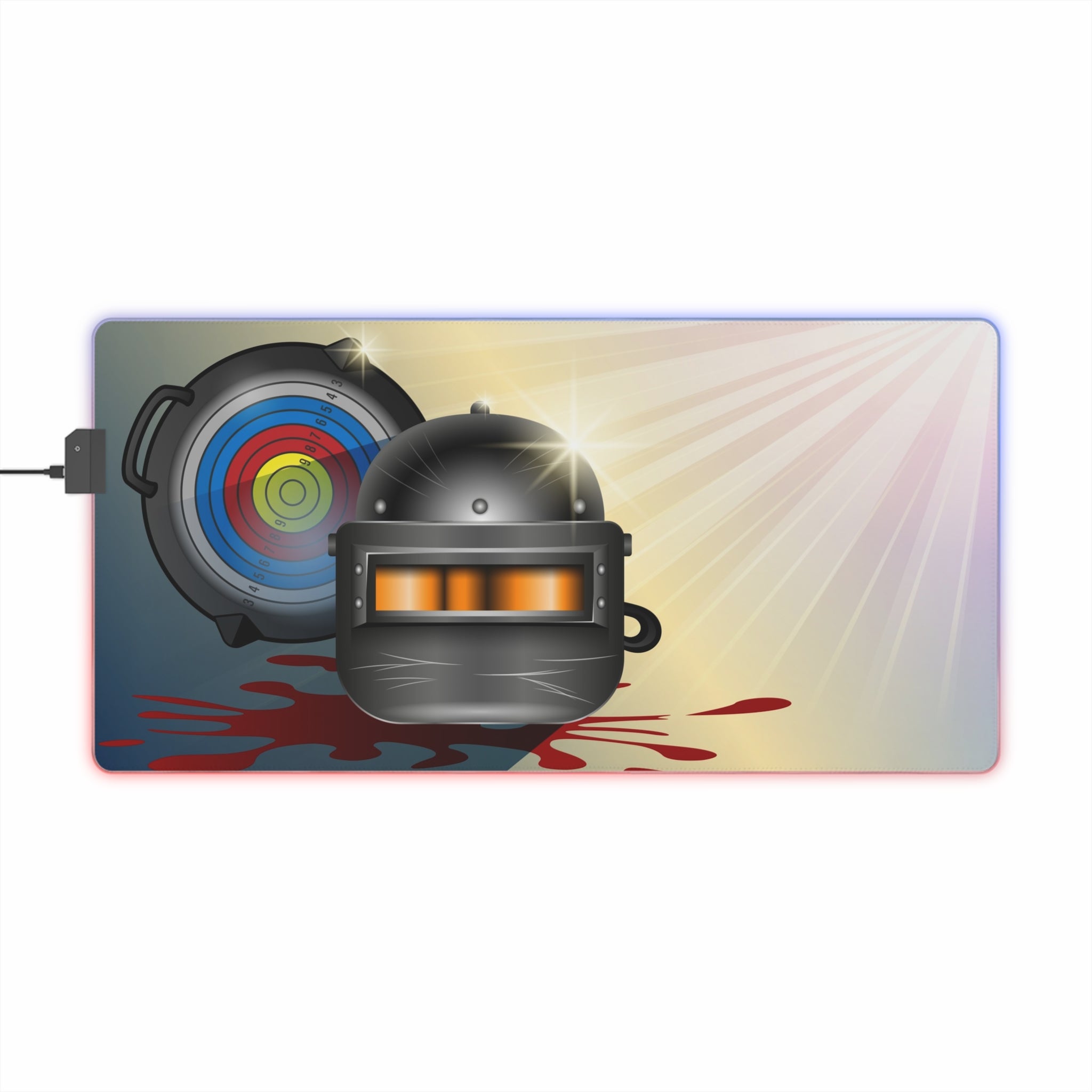 PUBG Mouse Pad - LED Gaming Mouse Pad