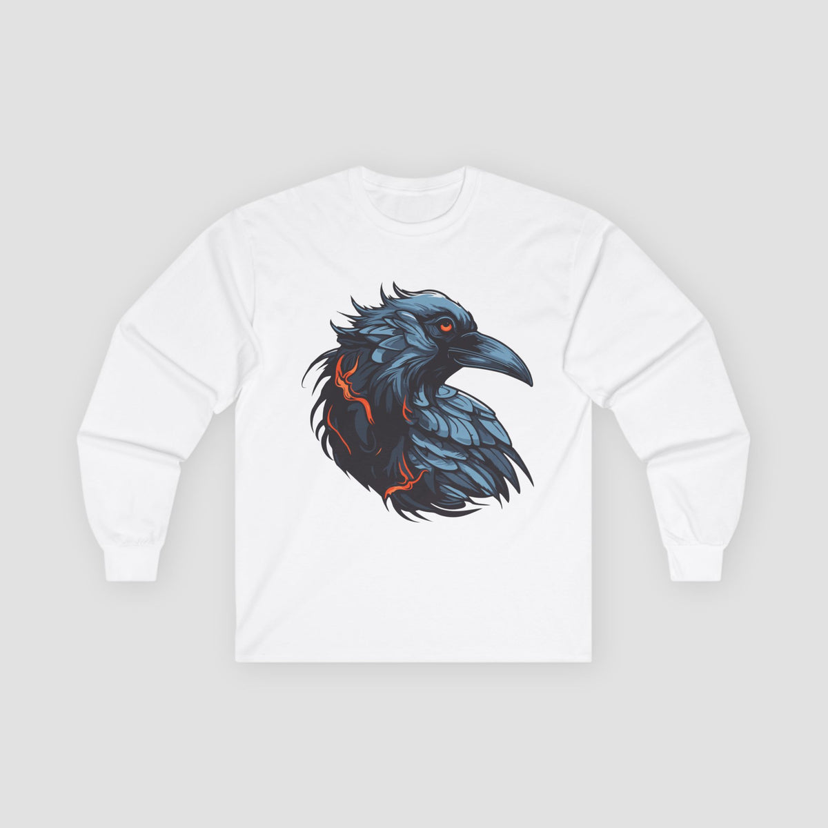 Stylish Raven Long Sleeve Tee.