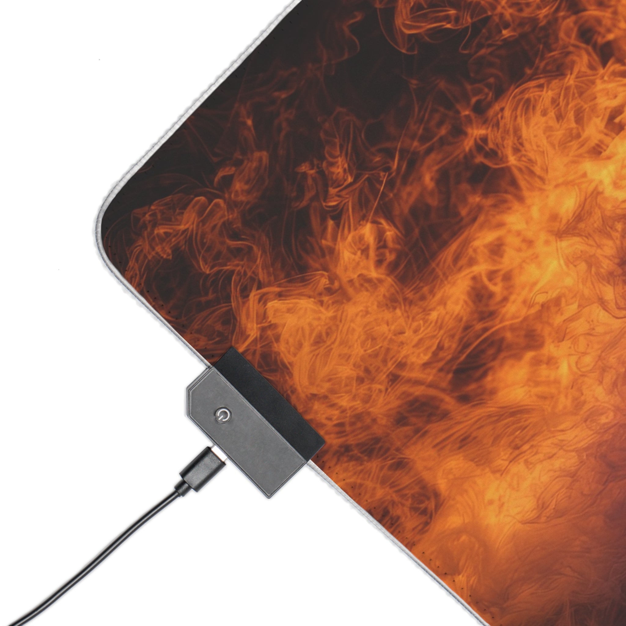 Vibrant Controller Design with LED Gaming Mouse Pad