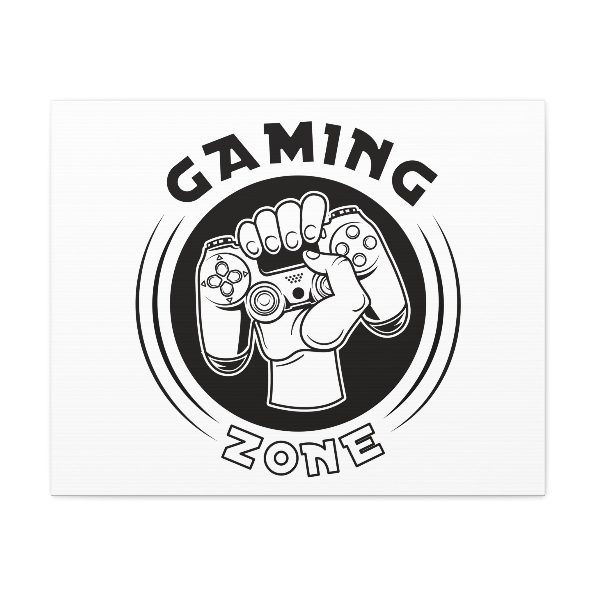 Gaming Zone Canvas Wall Art - Video Game Room Wall Art.
