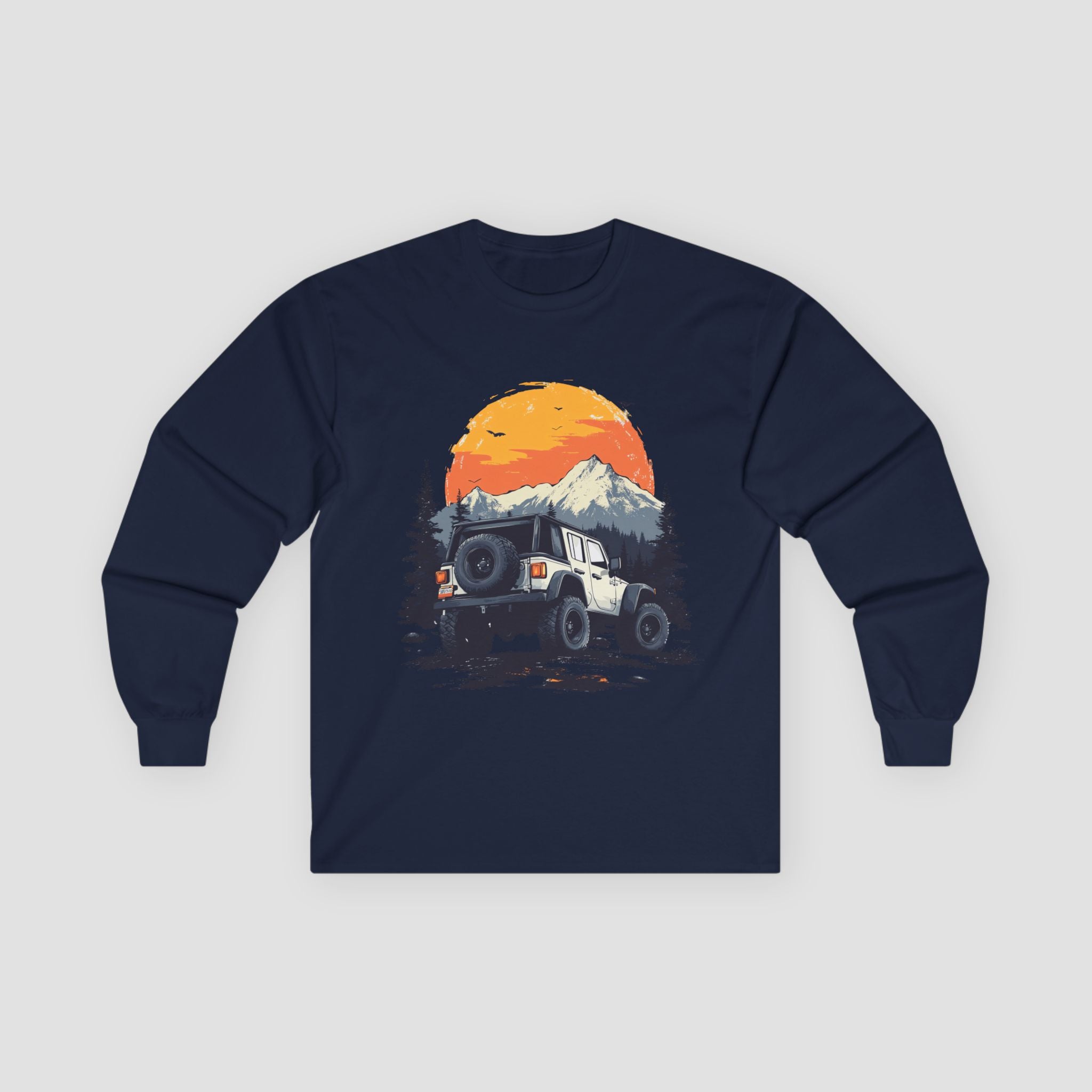 Stylish Unisex Long Sleeve Tee featuring Vintage Photography