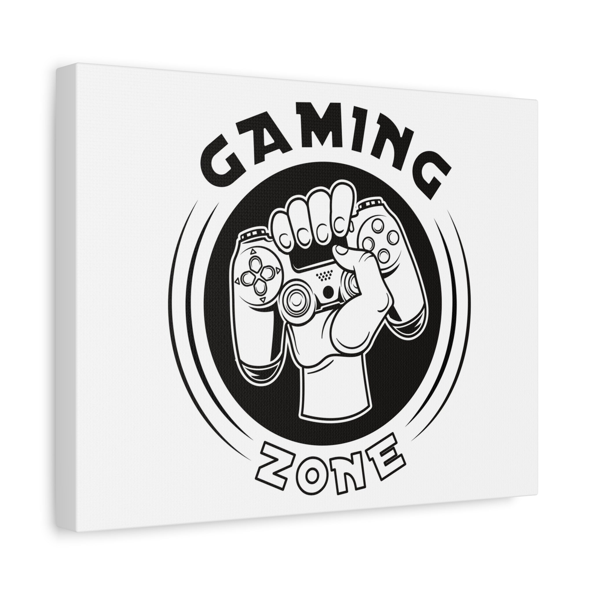 Gaming Zone Canvas Wall Art - Video Game Room Wall Art.