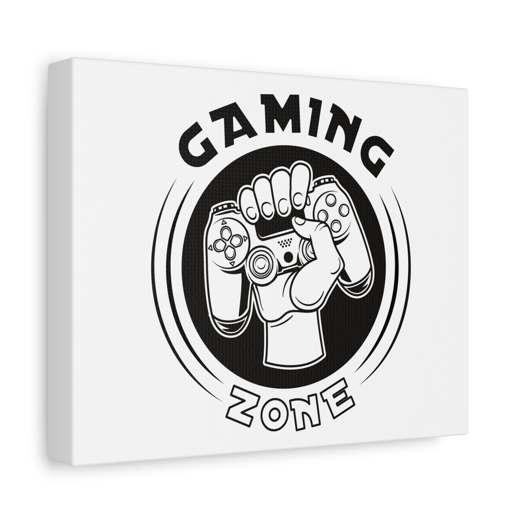 Gaming Zone Canvas Wall Art - Video Game Room Wall Art.