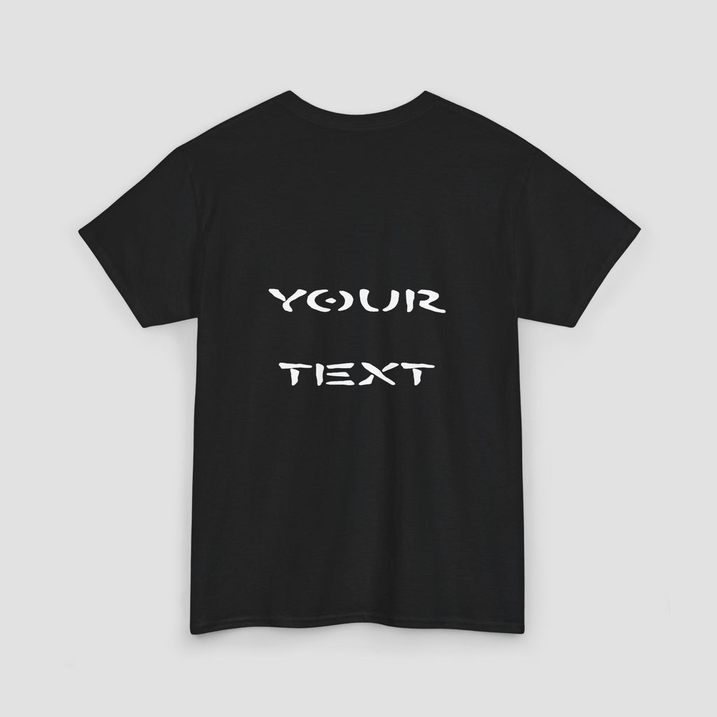 Customizable Unisex Cotton Tee - Personalize Your Style,