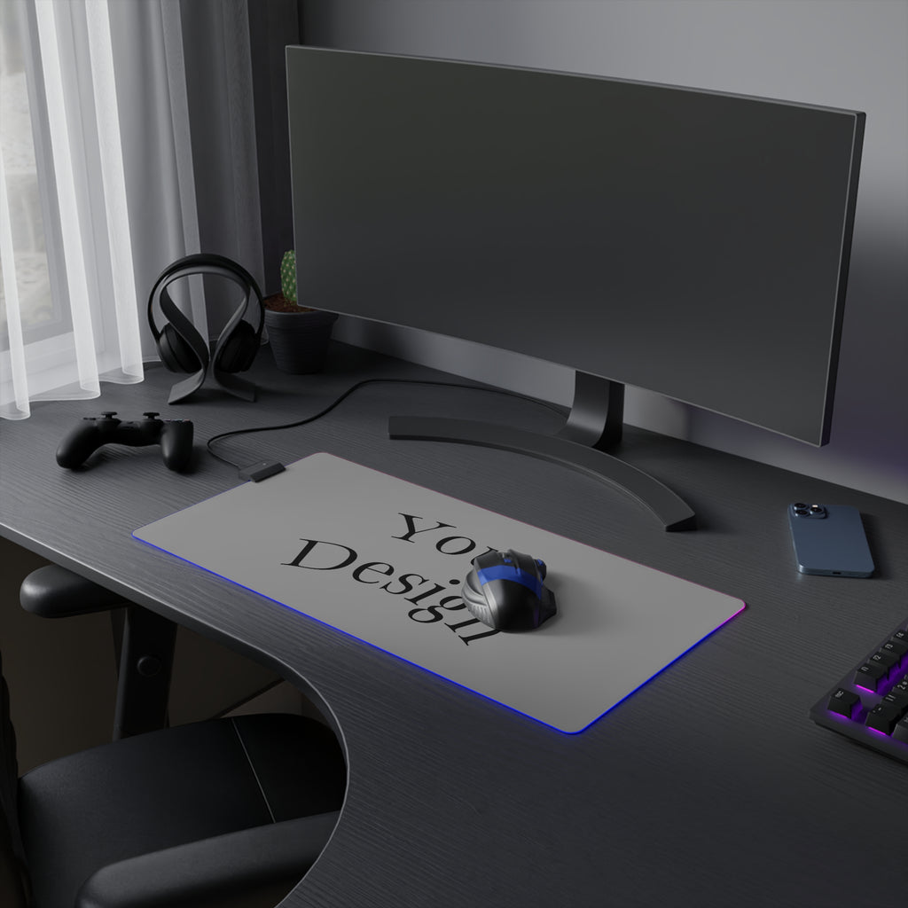 Custom LED Gaming Mouse Pad - Personalizable Desk Mat.