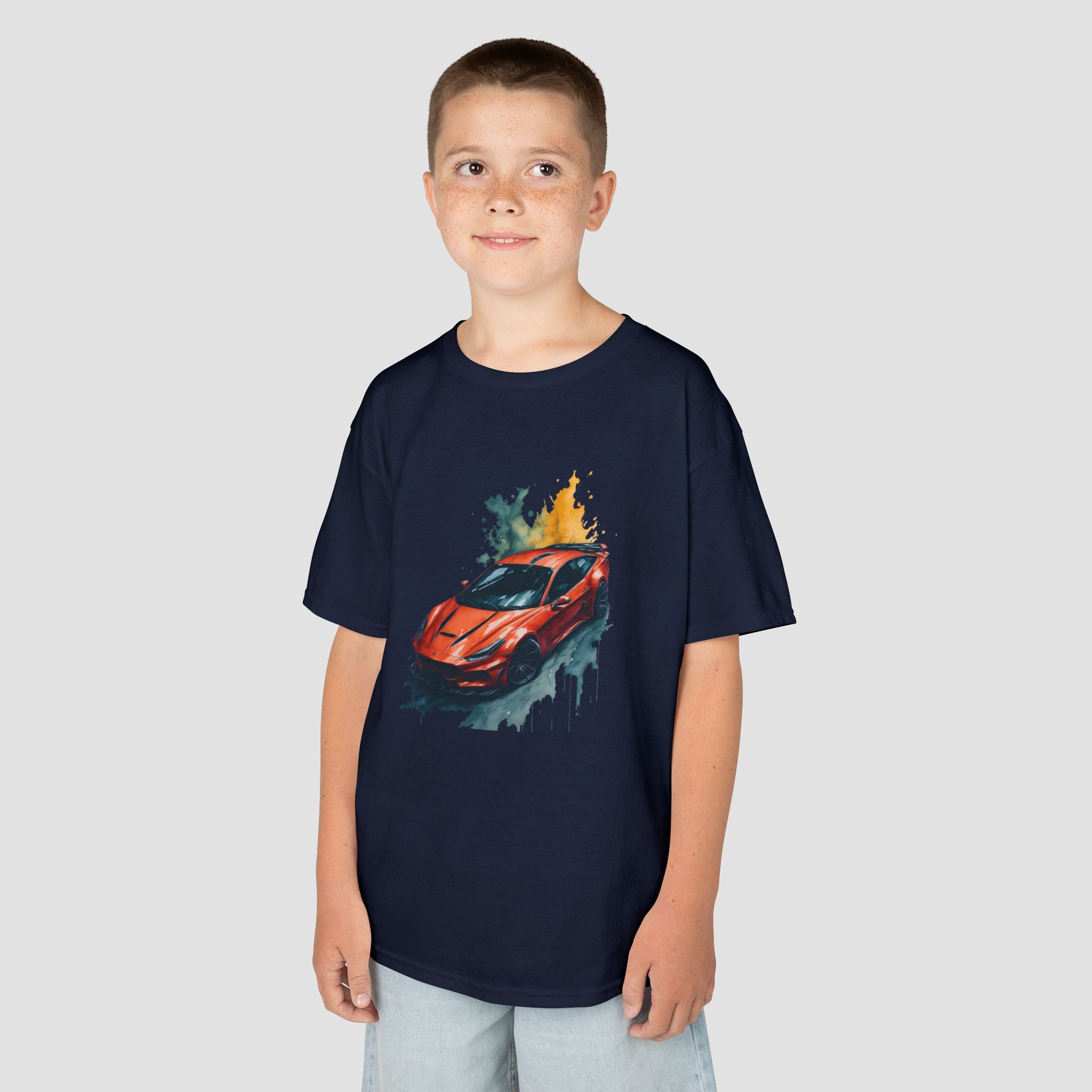 Racing Car Kids Tee, Cool Casual Tee for Kids.