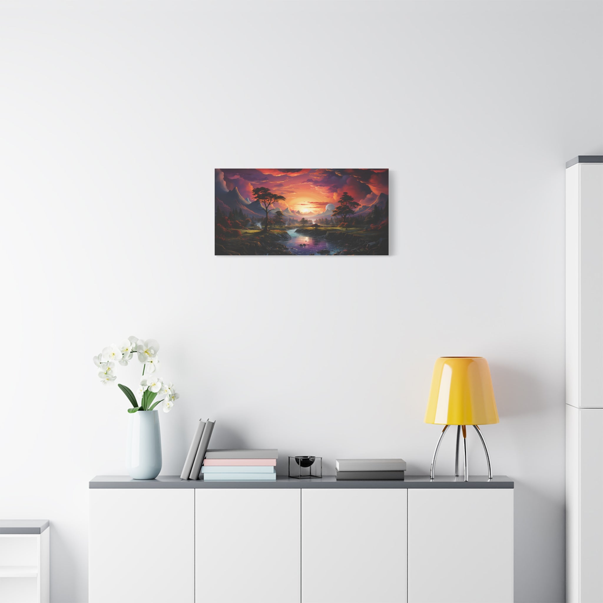 Vibrant Landscape Canvas Print - Wall Art.