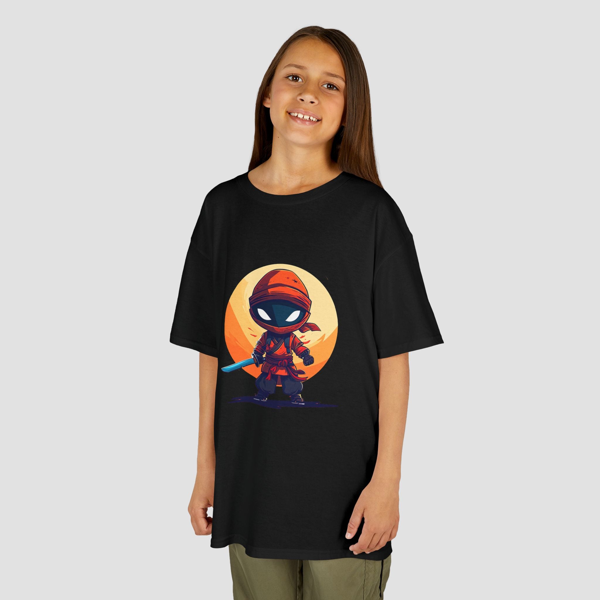 Kids Ninja Warrior Tee - Fun Graphic T-Shirt for Boys and Girls.
