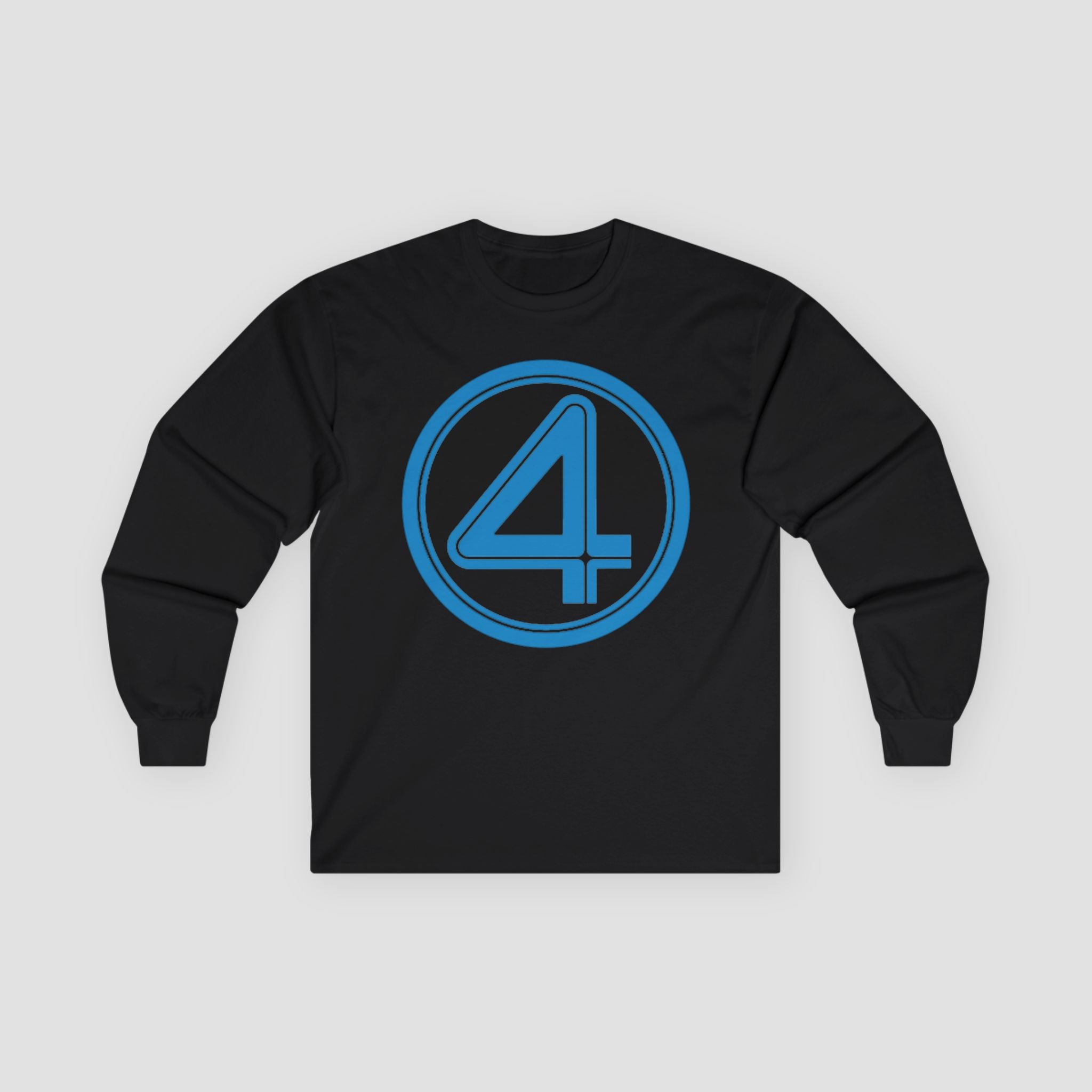 Fantastic Four logo Unisex Long Sleeve Tee.