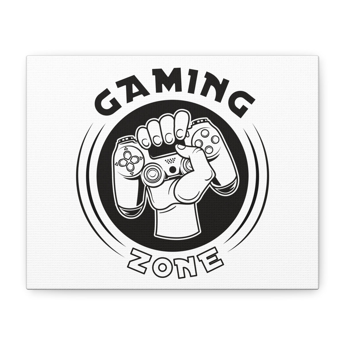 Gaming Zone Canvas Wall Art - Video Game Room Wall Art.
