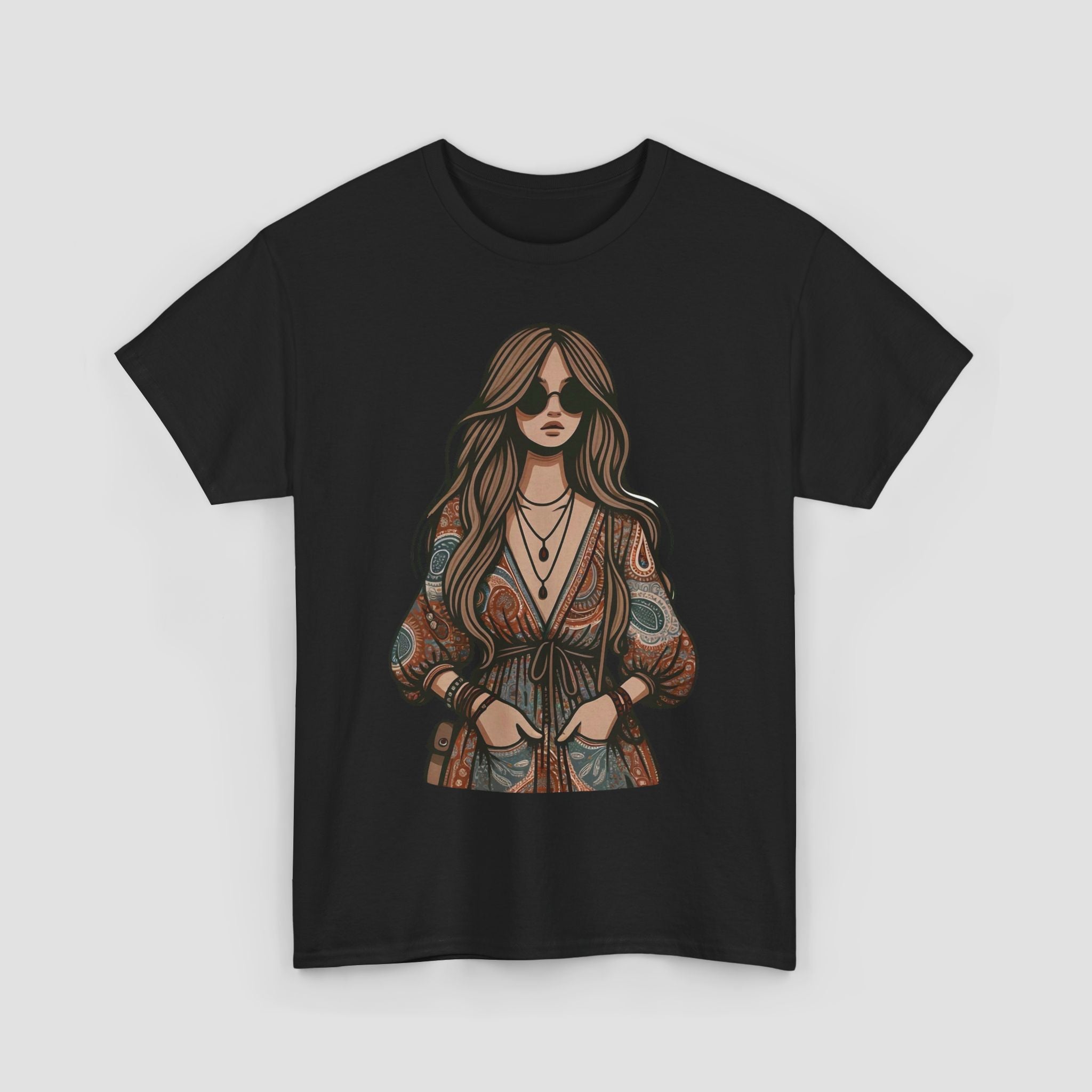 Bohemian Chic Unisex Tee | Vintage Style T-Shirt |