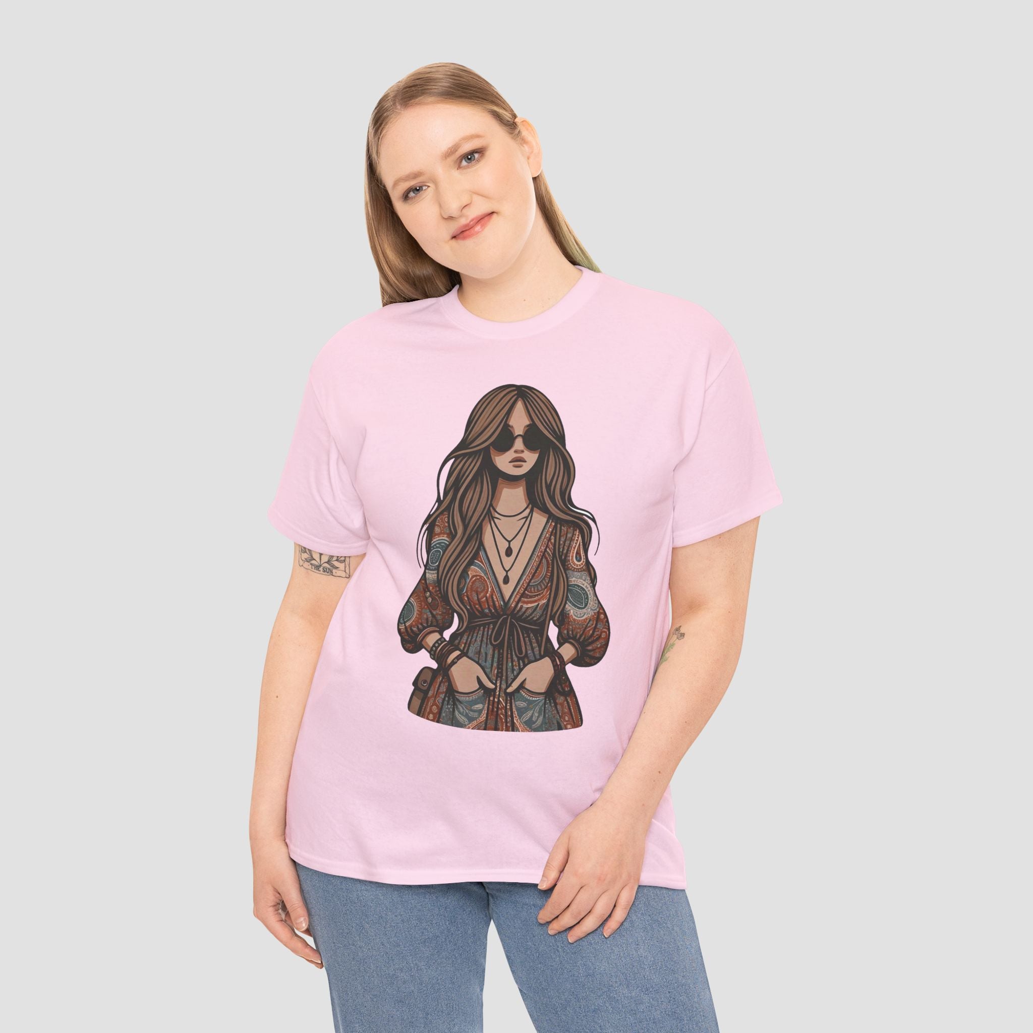 Bohemian Chic Unisex Tee | Vintage Style T-Shirt |
