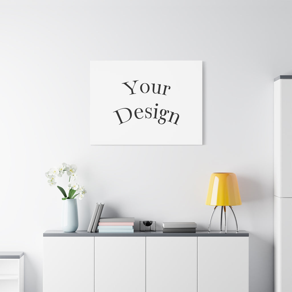 Custom Matte Canvas Print - Personalized Home Decor.