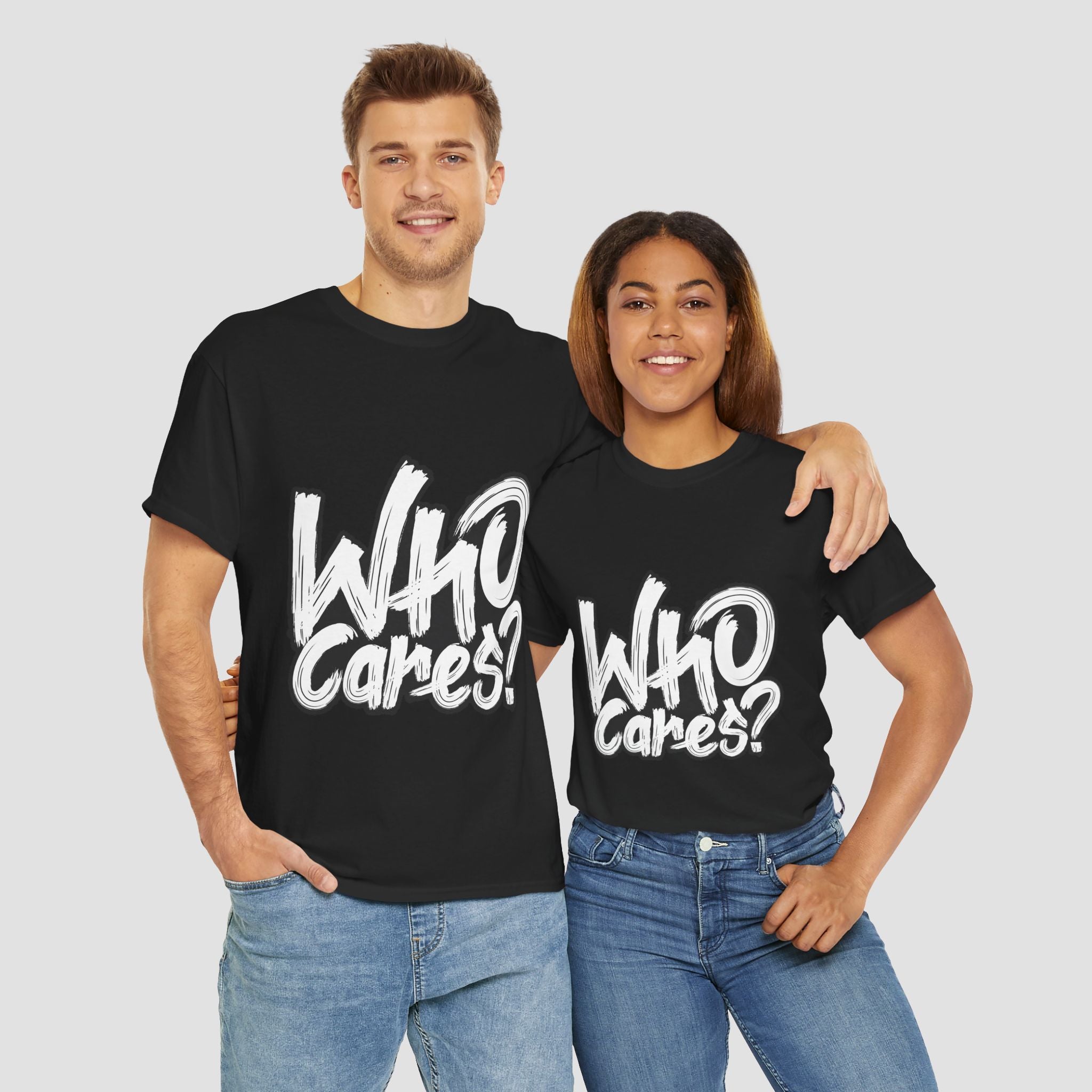 Who Cares? Unisex Heavy Cotton.
