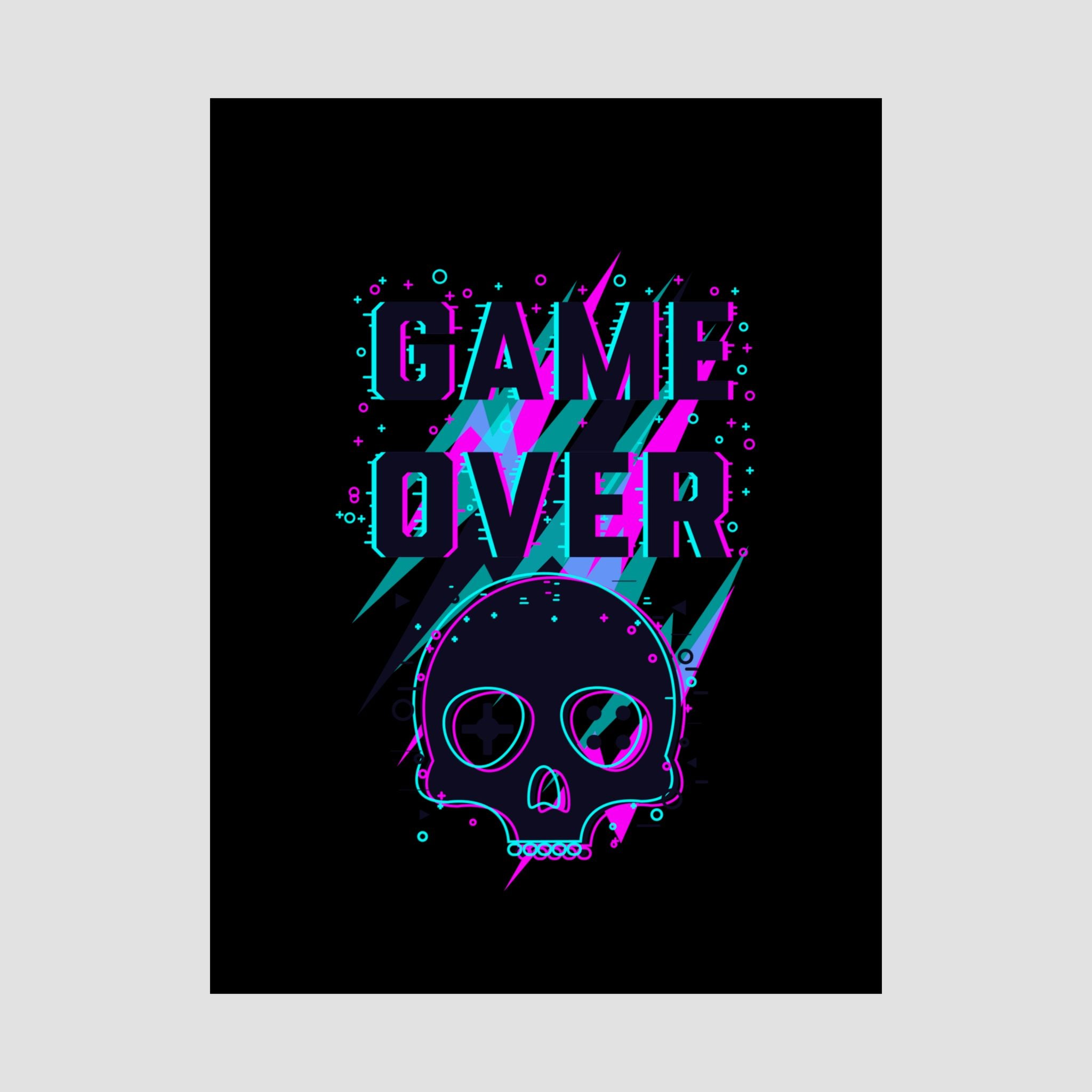 Gamer Wall Art Poster.