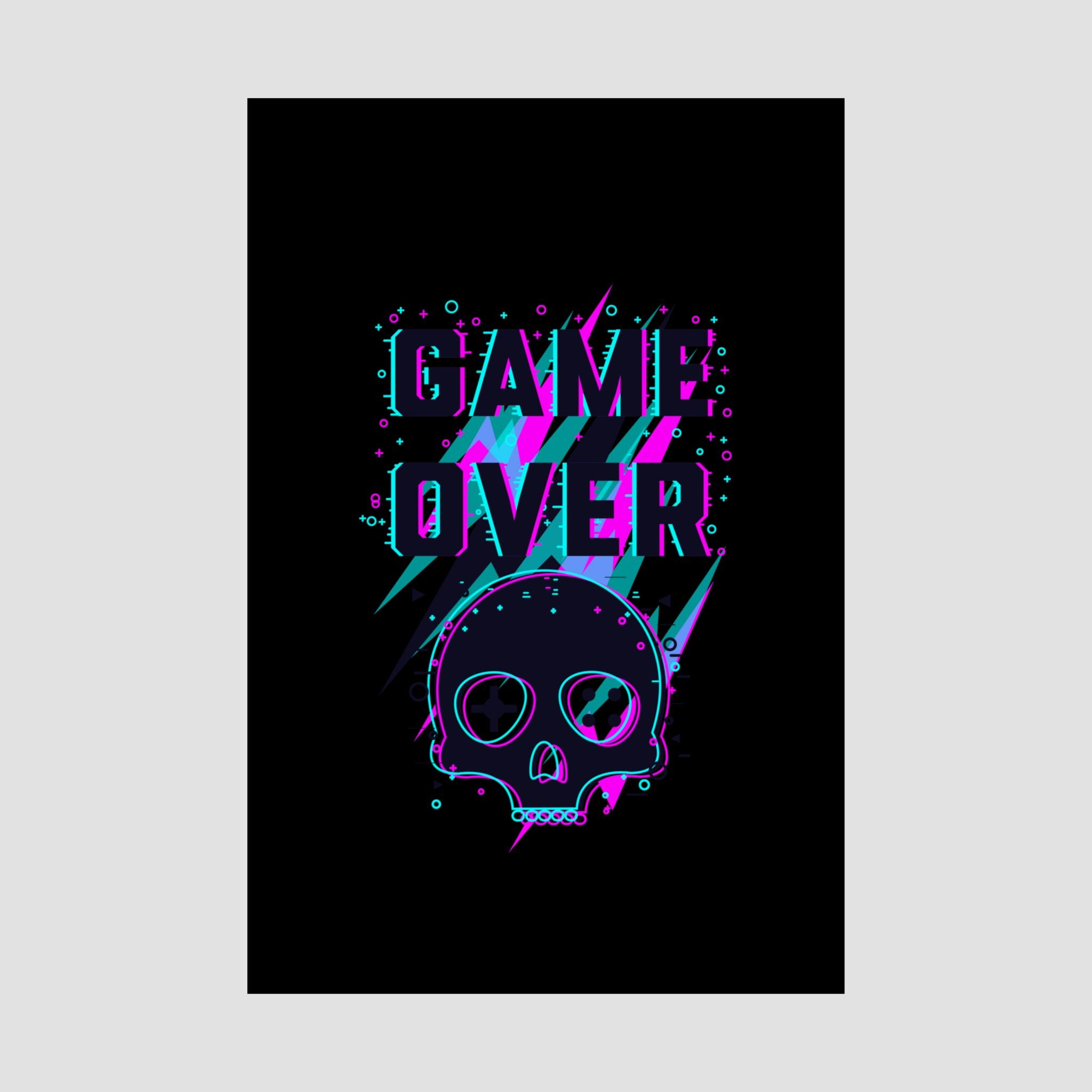 Gamer Wall Art Poster.