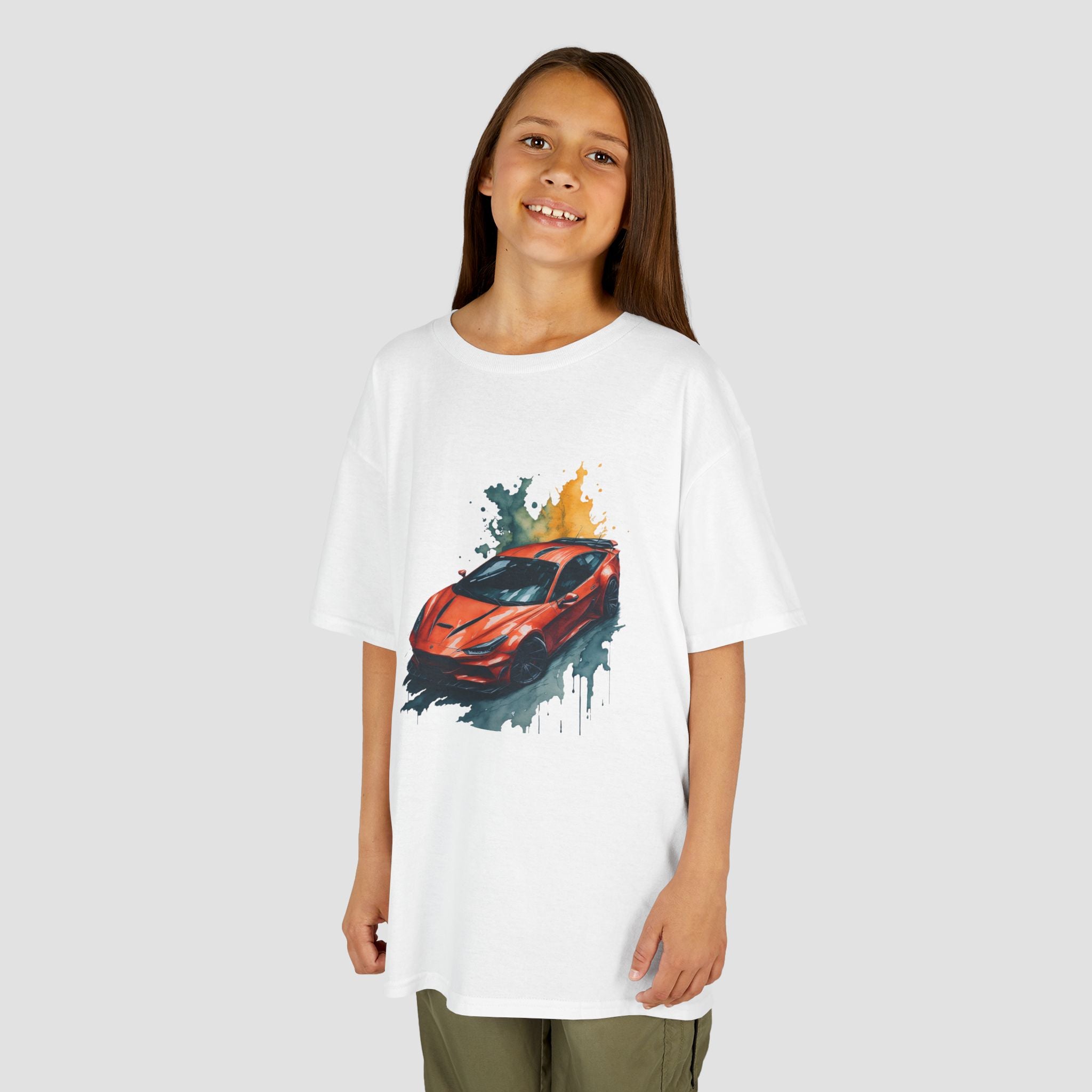 Racing Car Kids Tee, Cool Casual Tee for Kids.