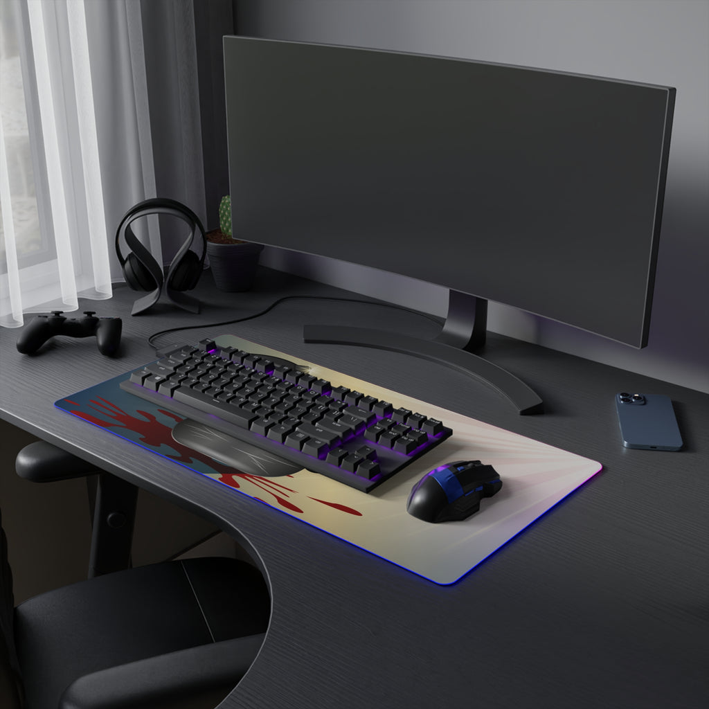 PUBG Mouse Pad - LED Gaming Mouse Pad